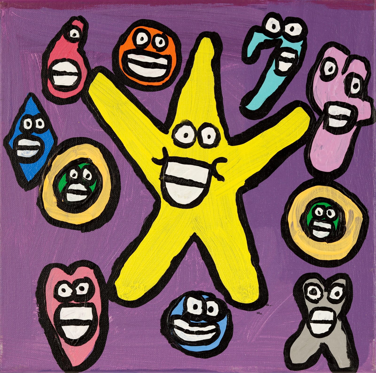 Alex Scott, Untitled (Star and Shapes), n.d.