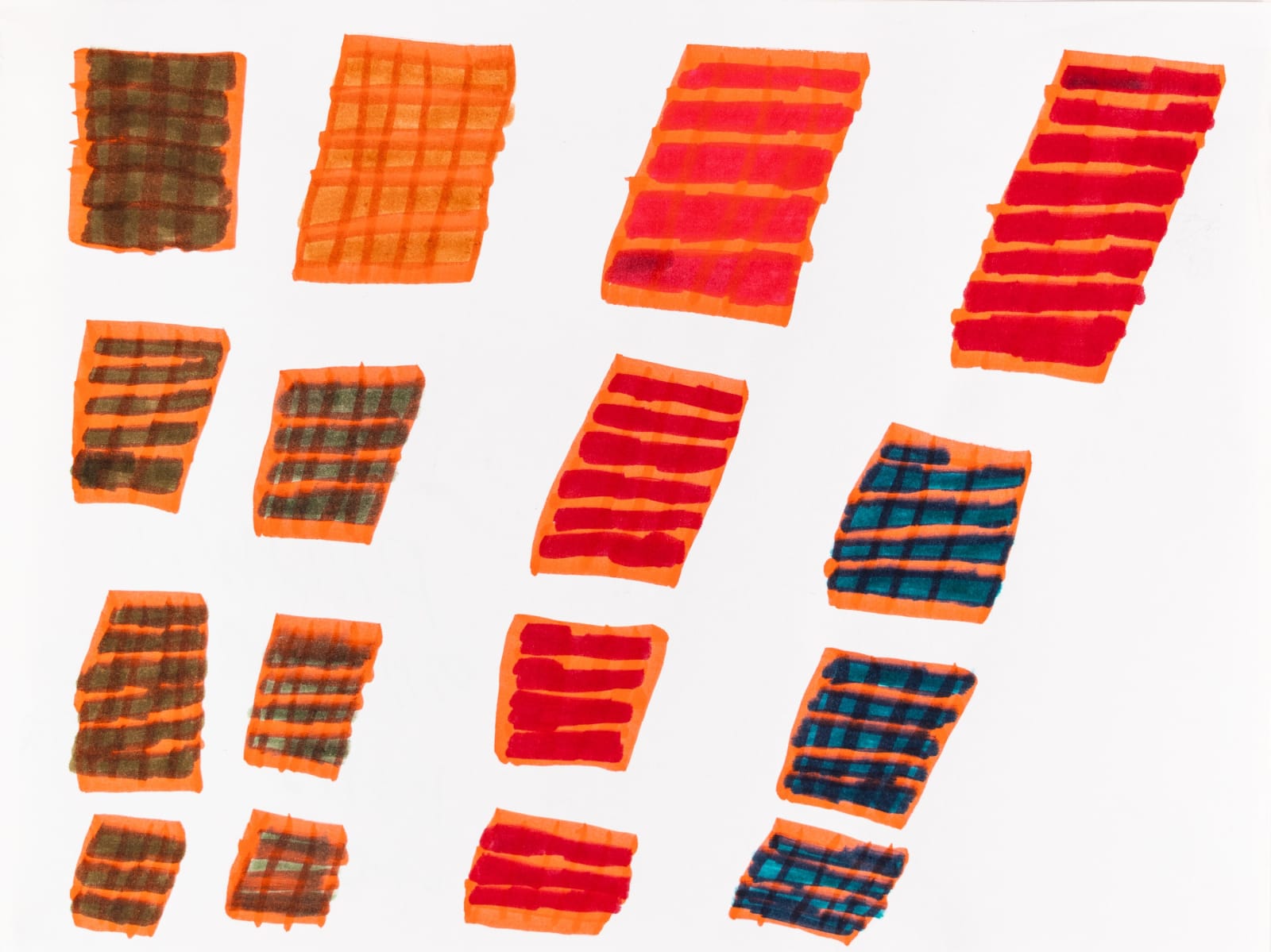 Kelly Stone, Brown and Orange, 2022