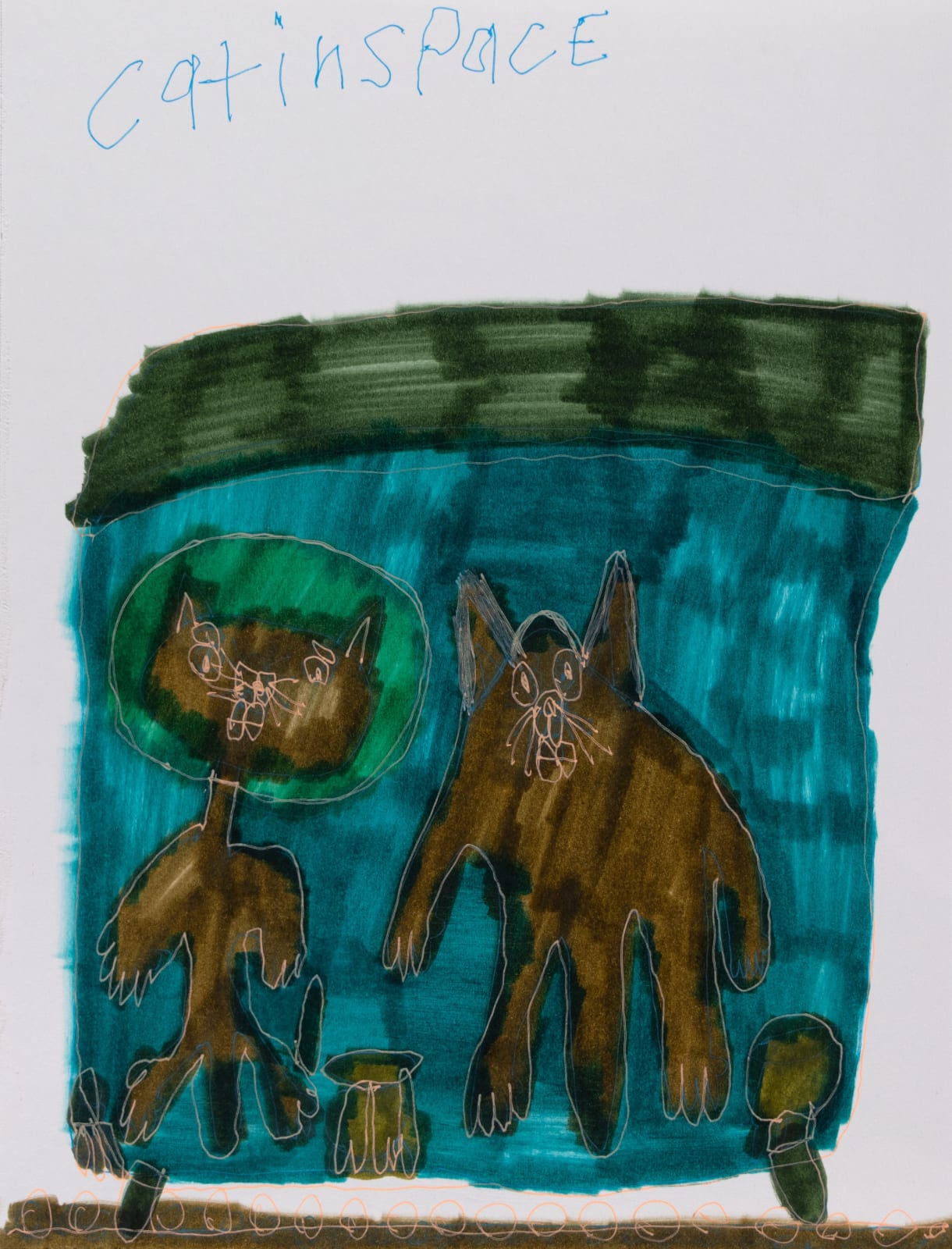 Kelly Stone, Cat in Space, 2023