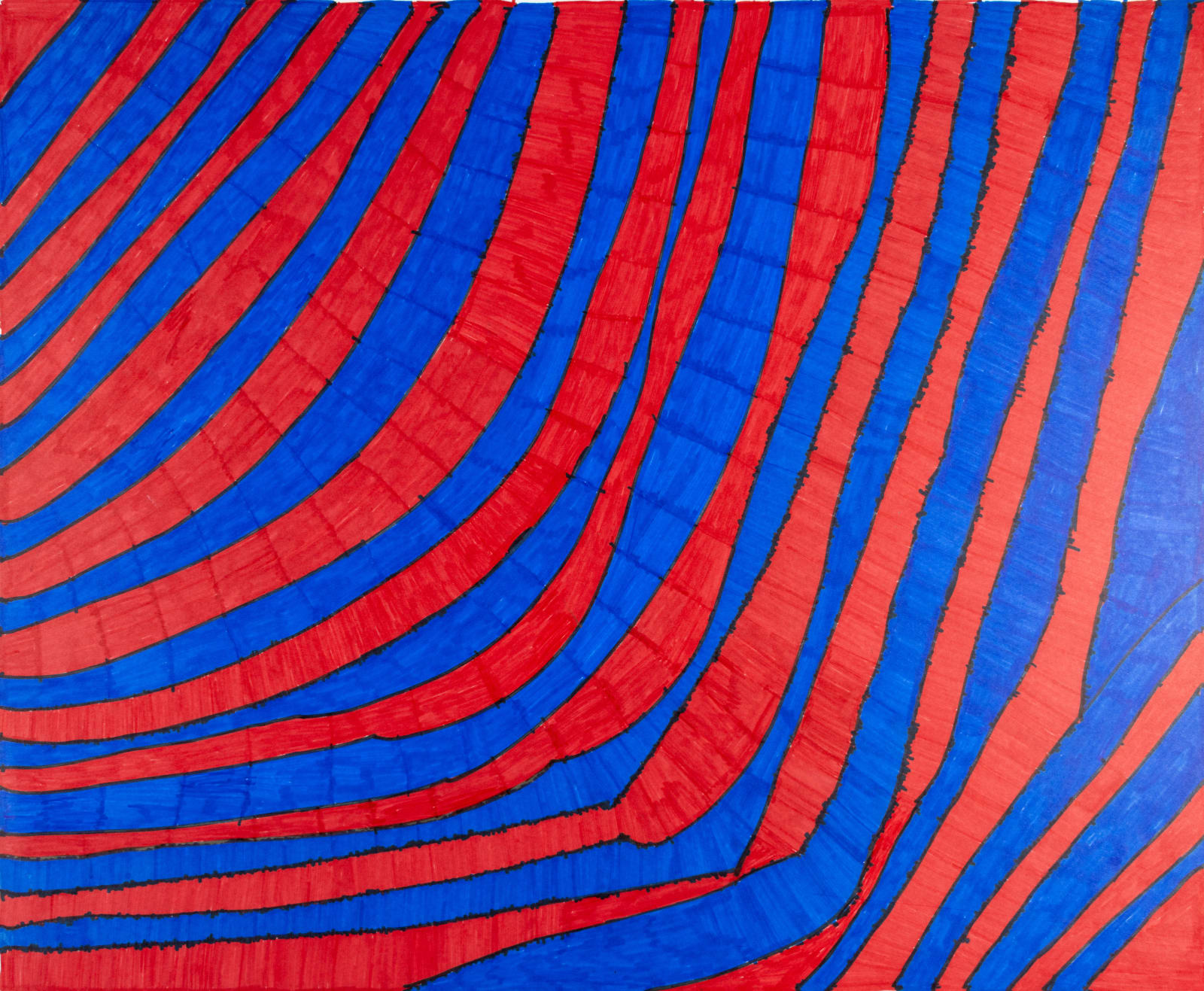 Maria Vanik, Rainbow Color American Flag, 2023