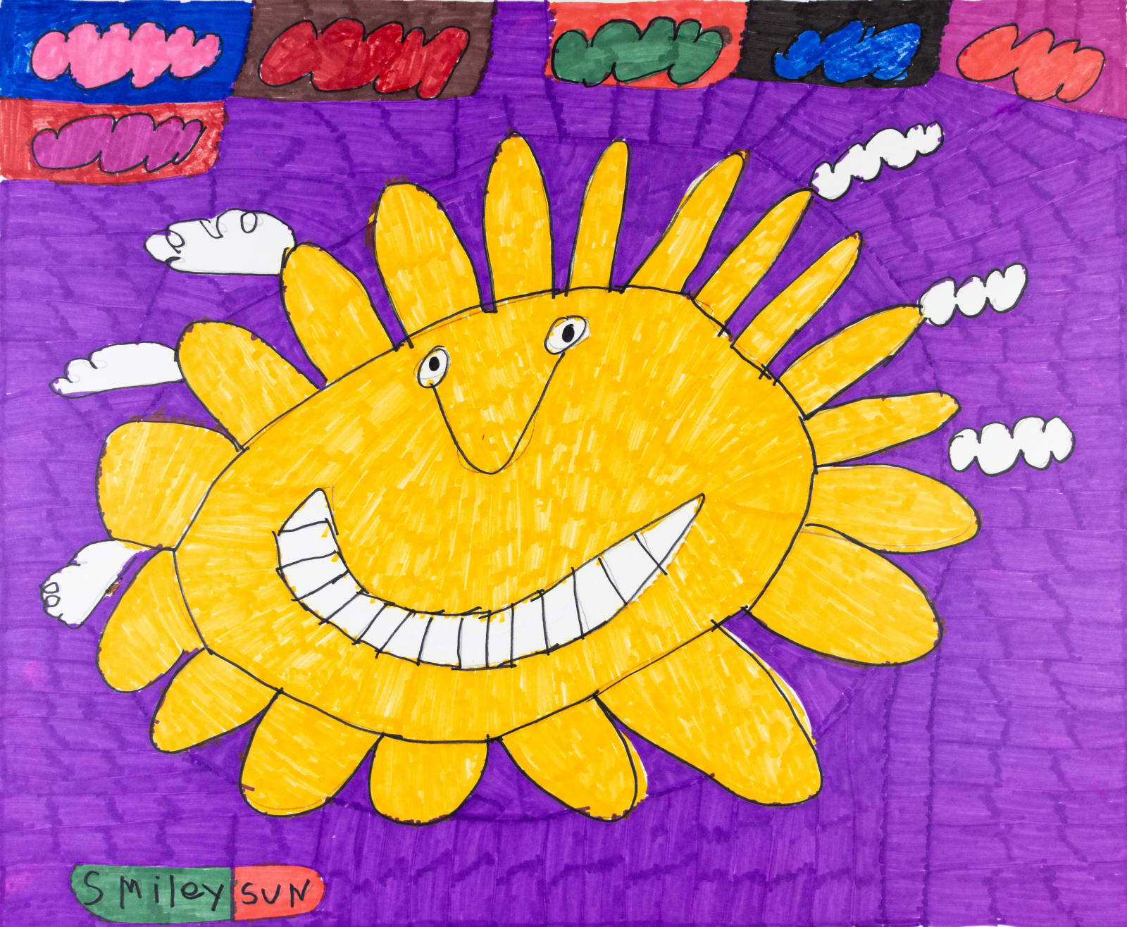 Maria Vanik, Smiley Sun Rainbow, 2021