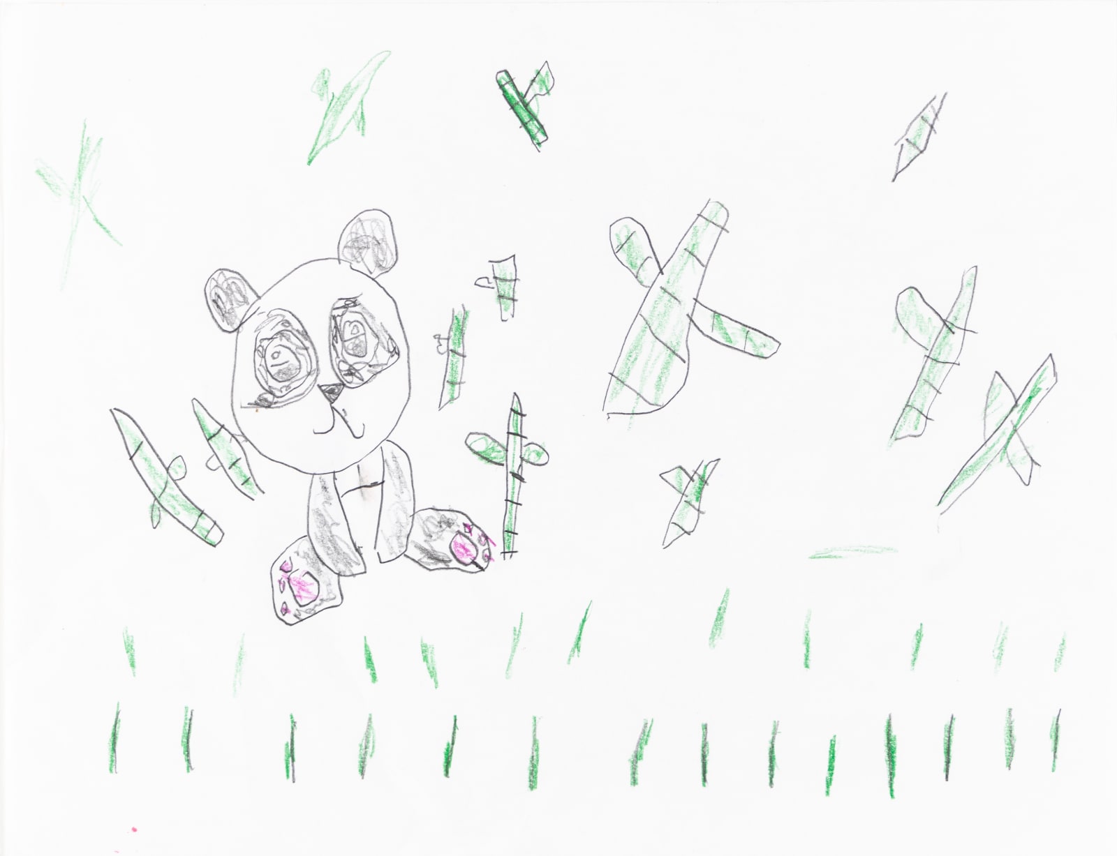 Jie Hong, Panda Bear, n.d.
