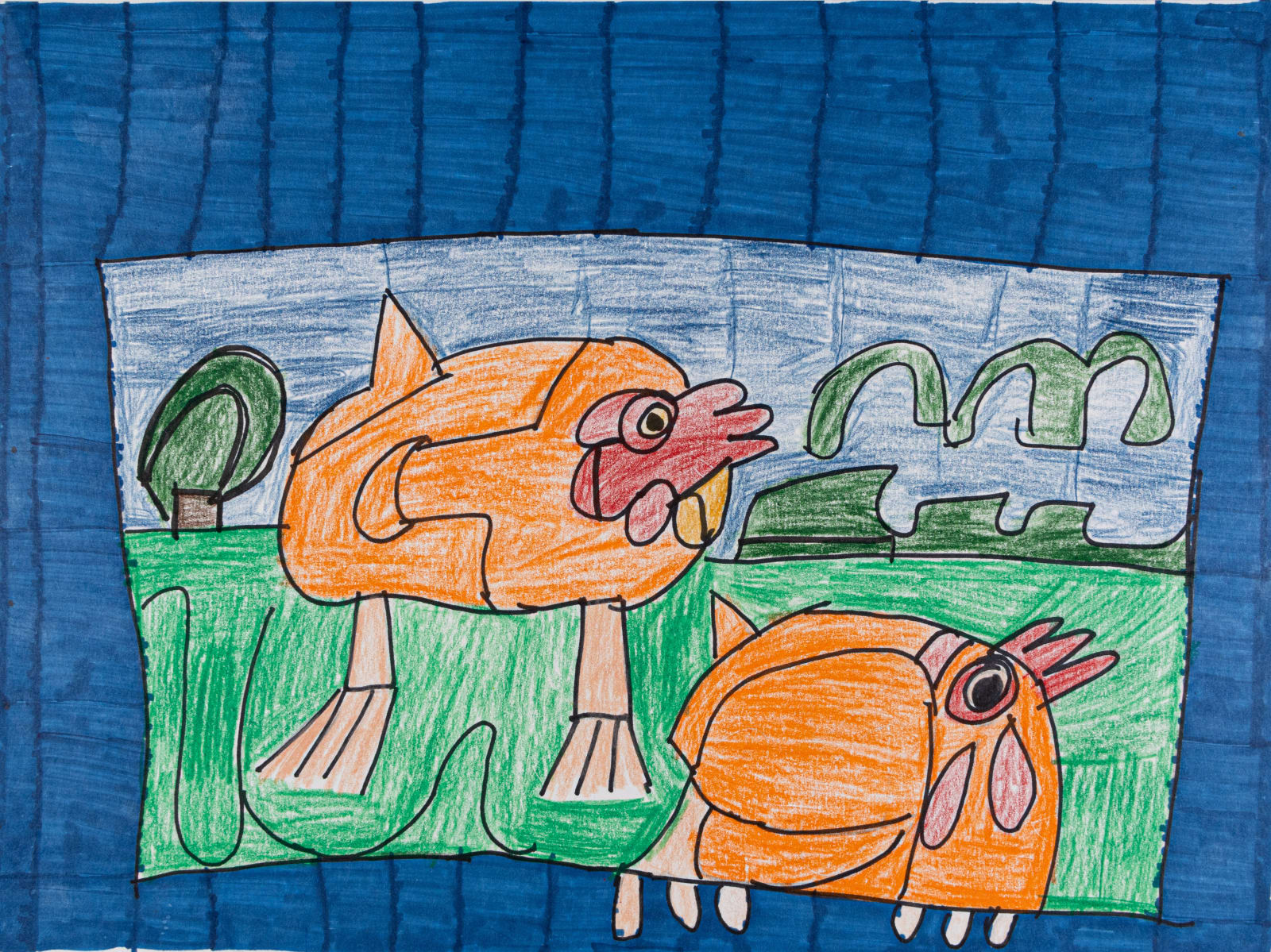 Maria Vanik, Page 235 Rainbow Chicken, 2023