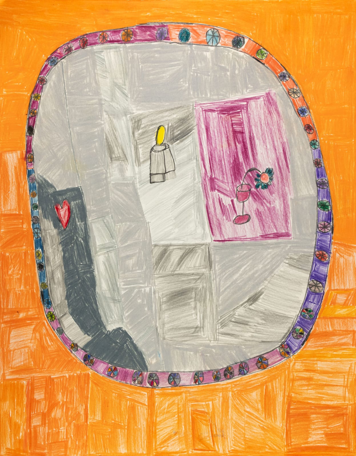 Christianne Msall, the flower wineglass is peaceful, 2017