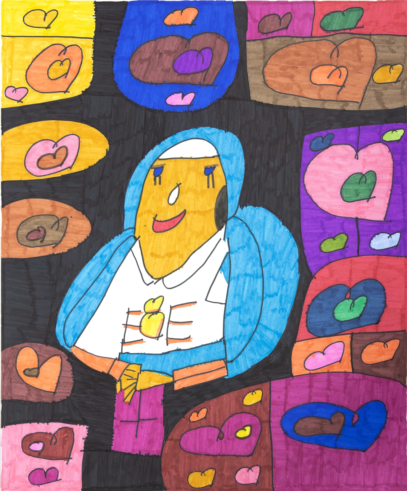Maria Vanik, Seven Sorrows of Devotion to the Rainbow Colors Mary, 2023