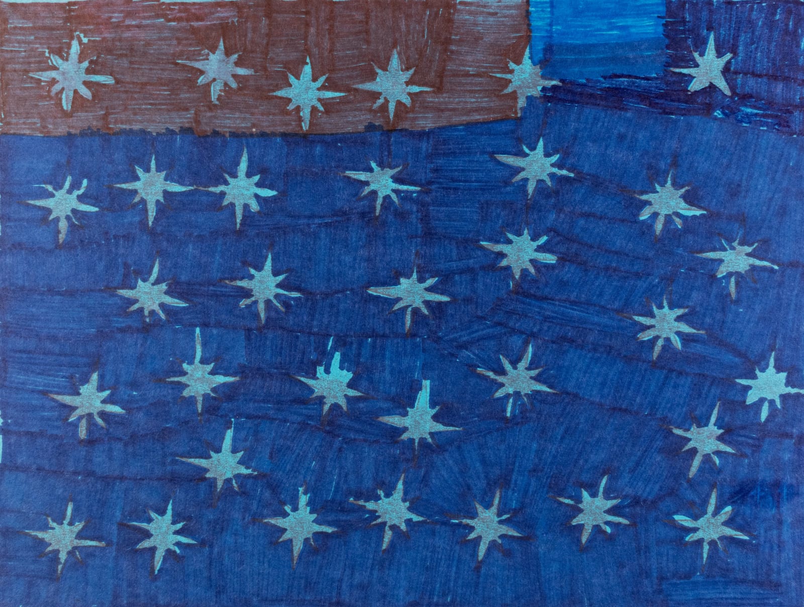 Maria Vanik, America Flag , 2020