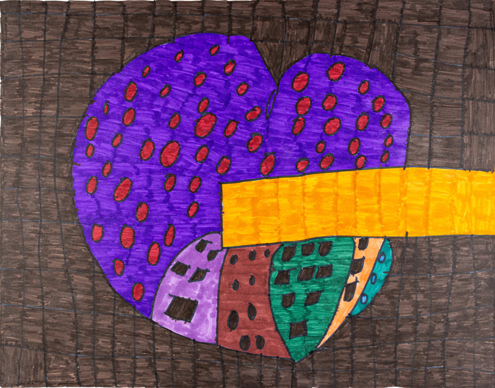 Maria Vanik, Rainbow Colors Hearts, 2024