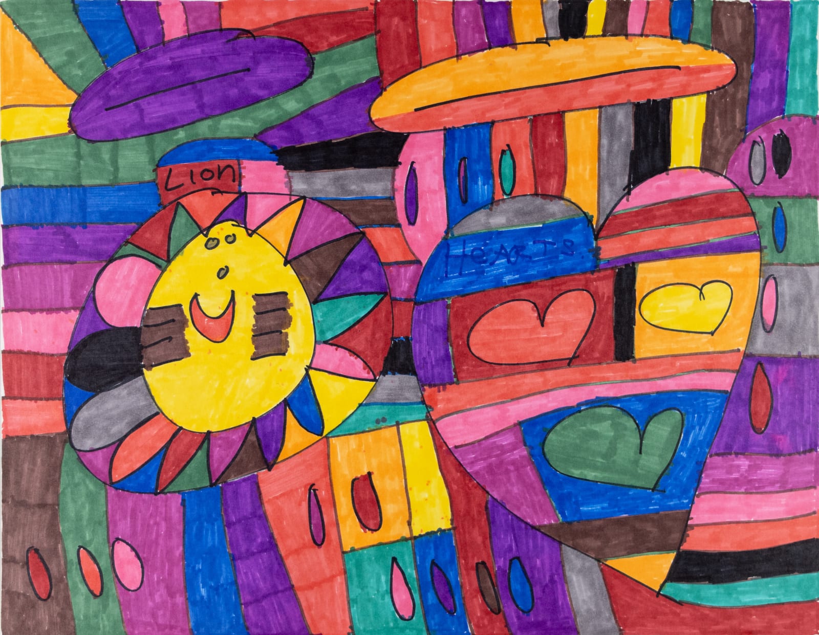 Maria Vanik, Lion Rainbow Hearts, 2021