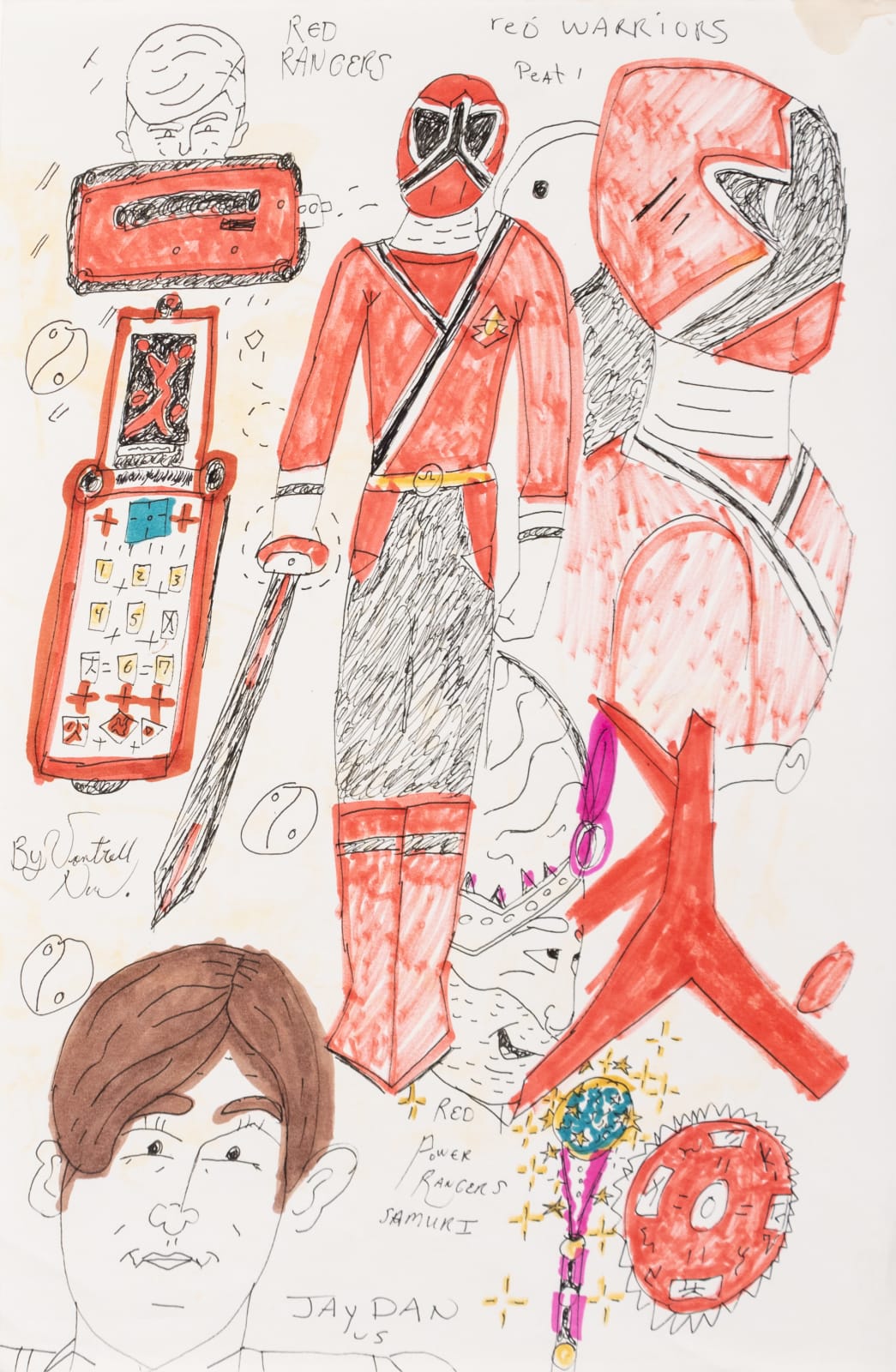 Vontrell Nunn, Red Power Rangers Samurai Jaydan Red Rangers, 2023