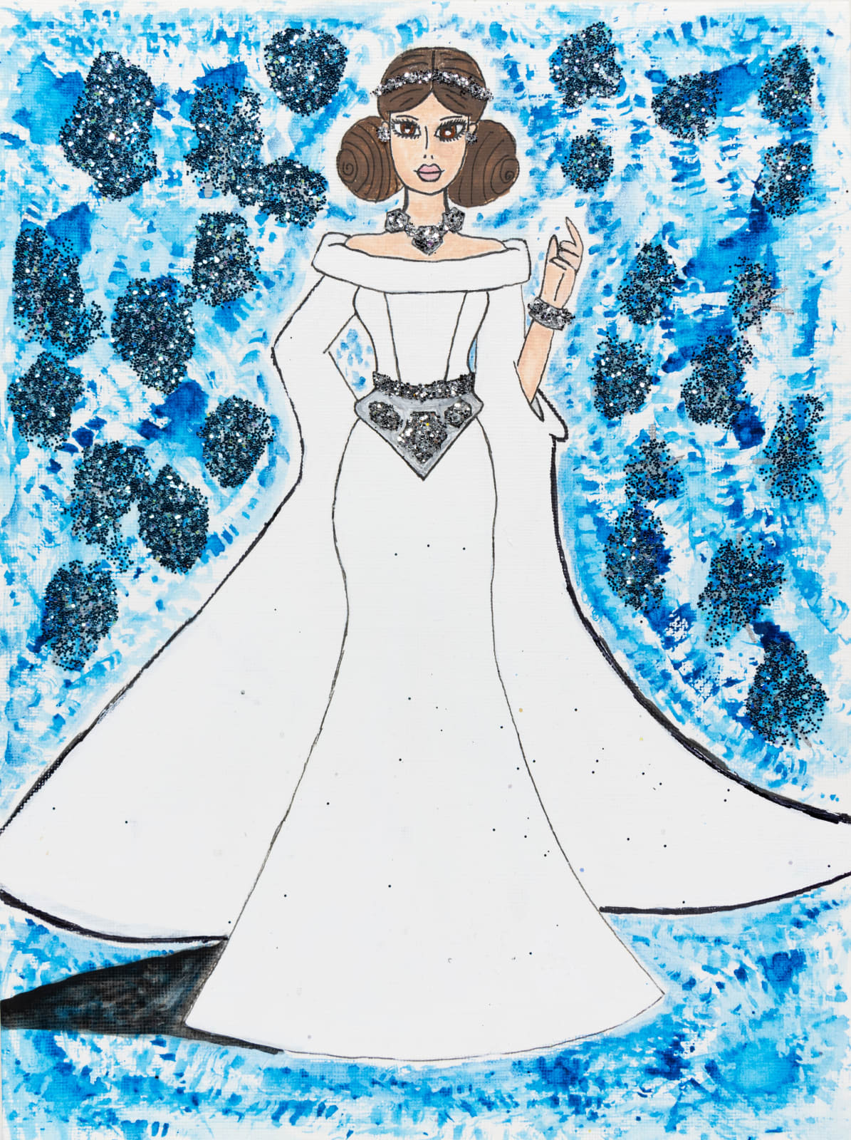 Ariée, Princess Leia Inspired by Fashion Model, 2021