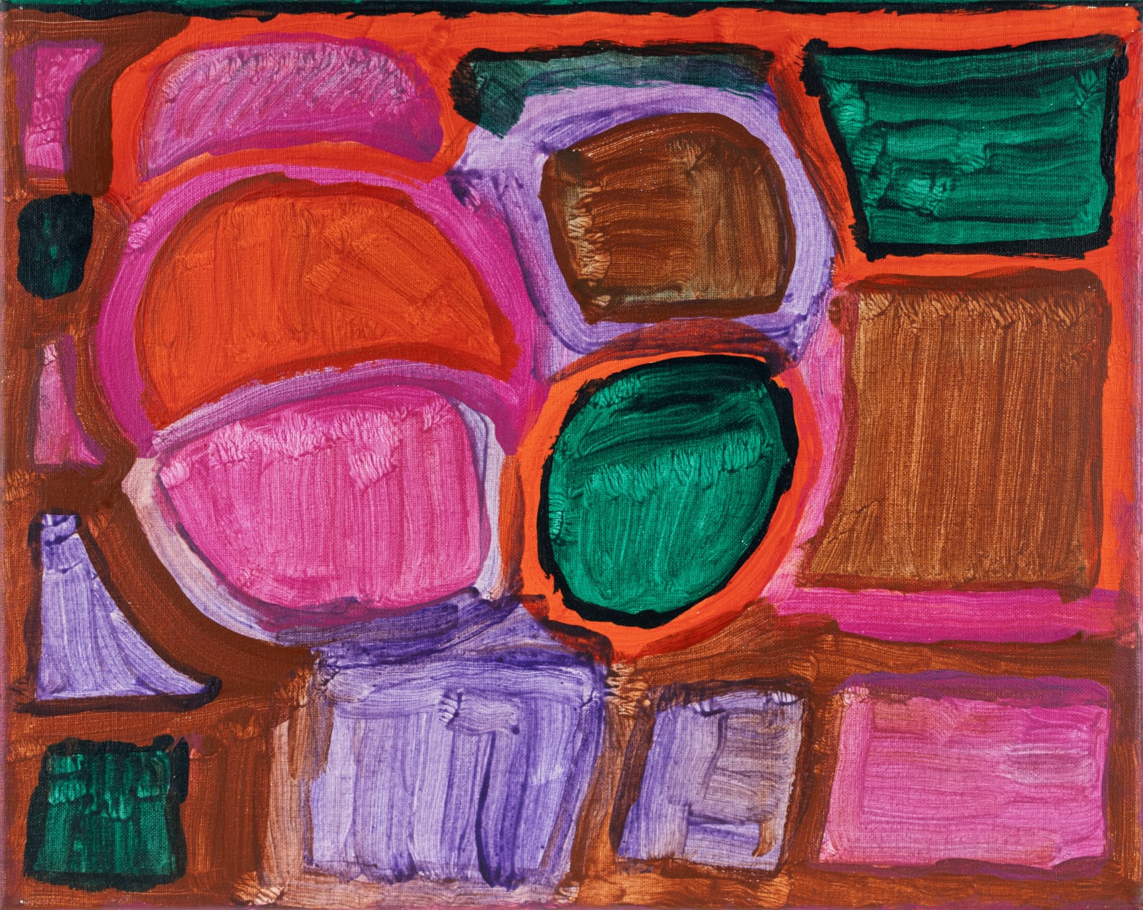 Kelly Stone, Orange and Red, 2022
