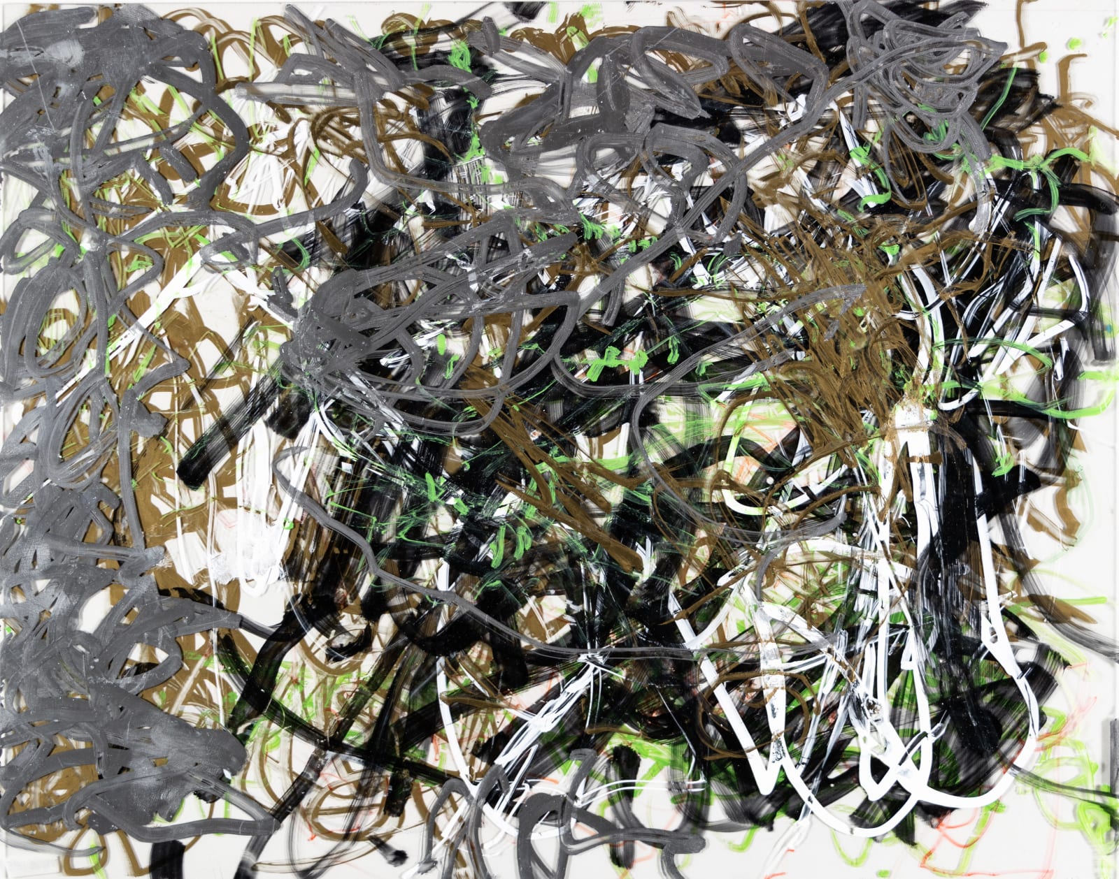 Ted Gram-Boarini, Green Gold Silver Snake, 2020