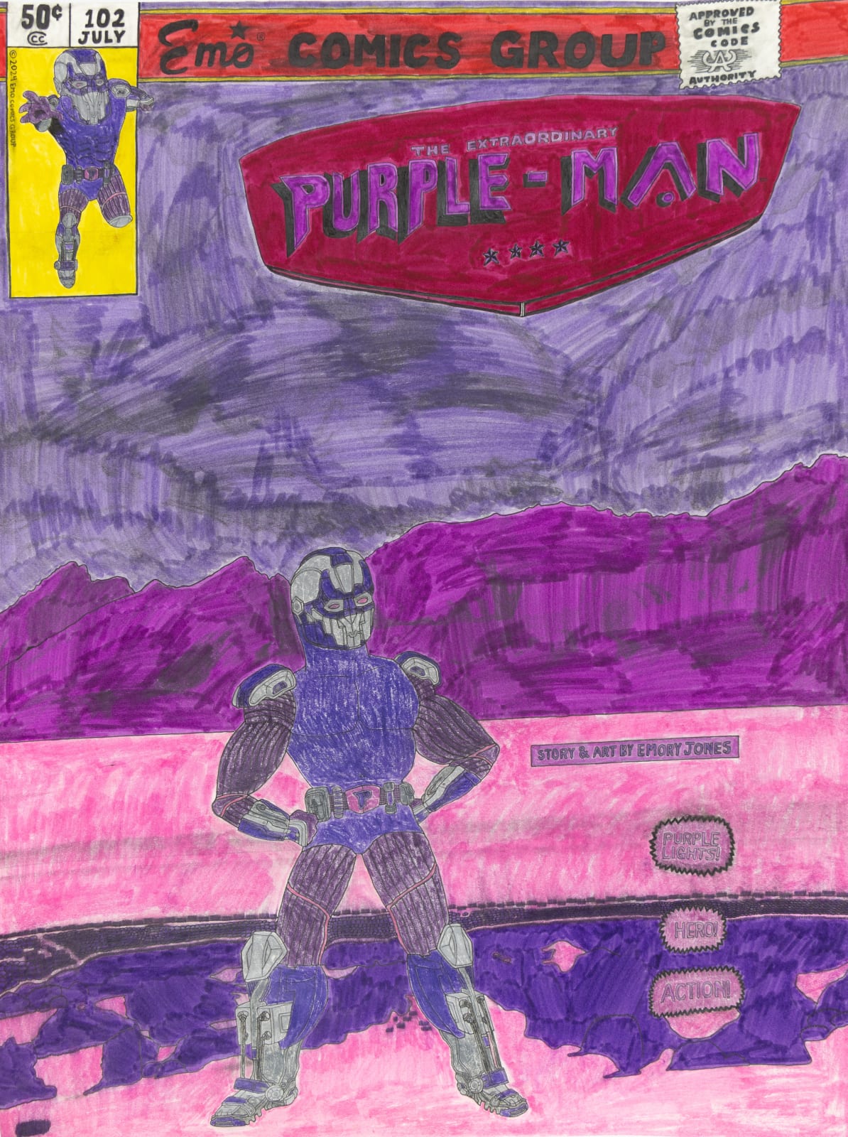 Emory Jones, The Extraordinary Purple Man 2024, 2024