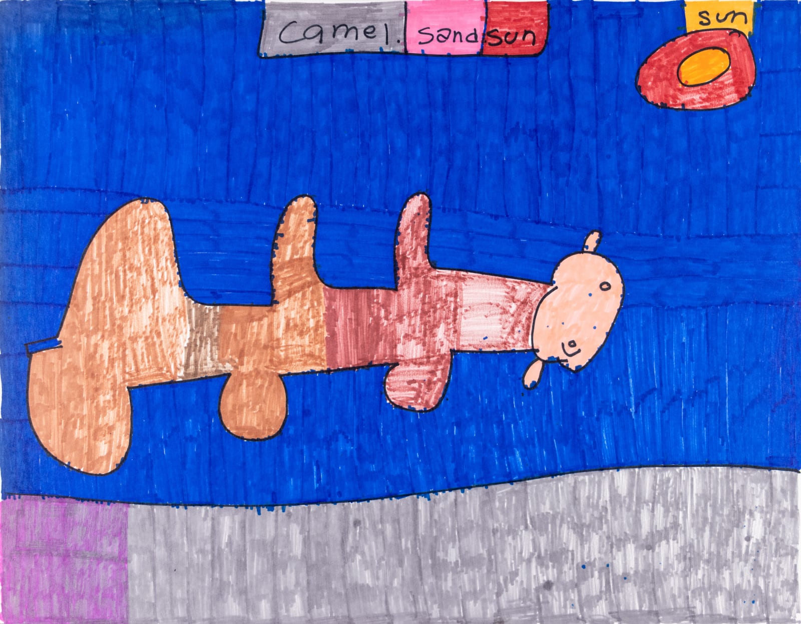 Maria Vanik, Camel Sand Sun, 2021
