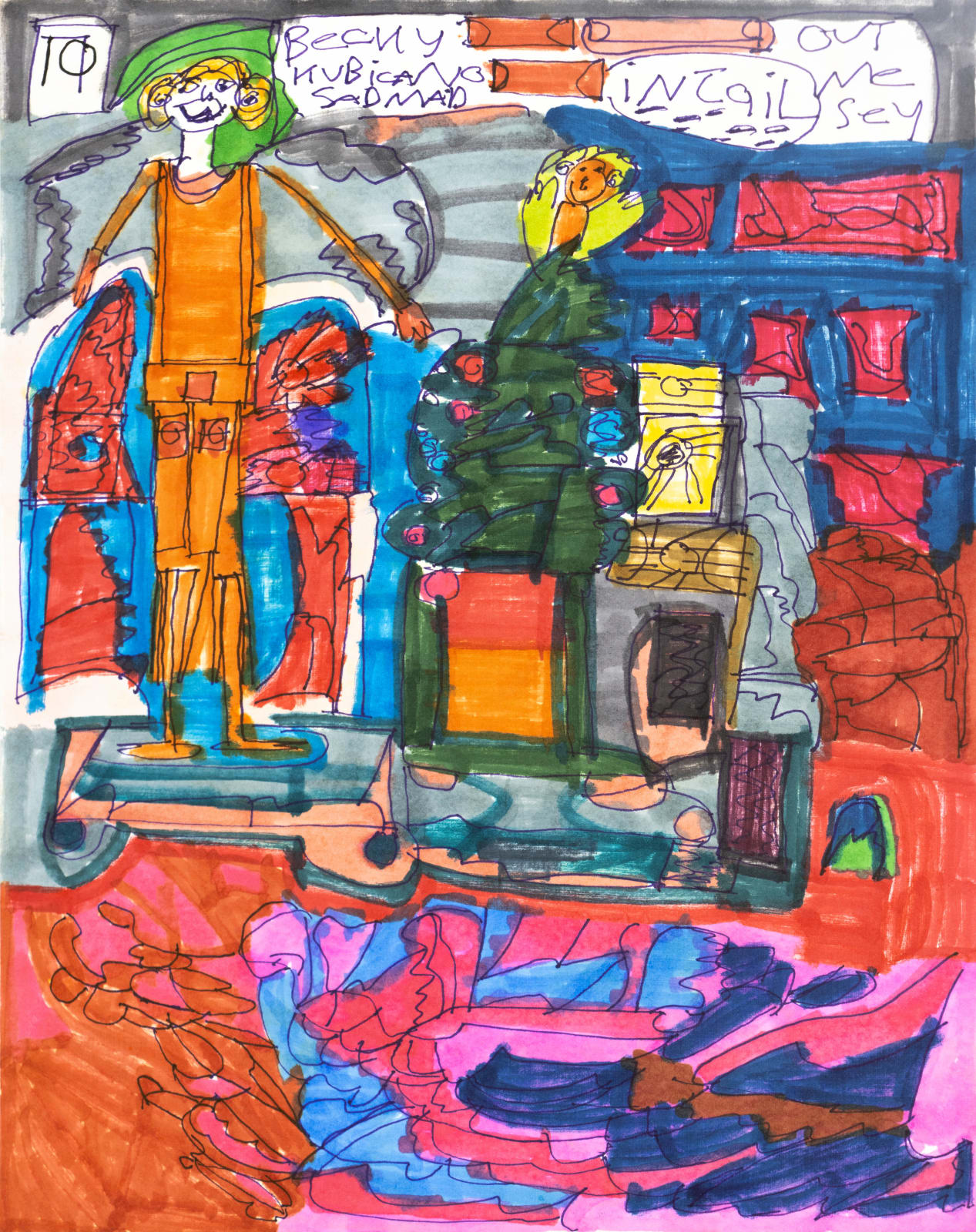 Rebecca Kubica, Untitled (No Sad Mad), 2023