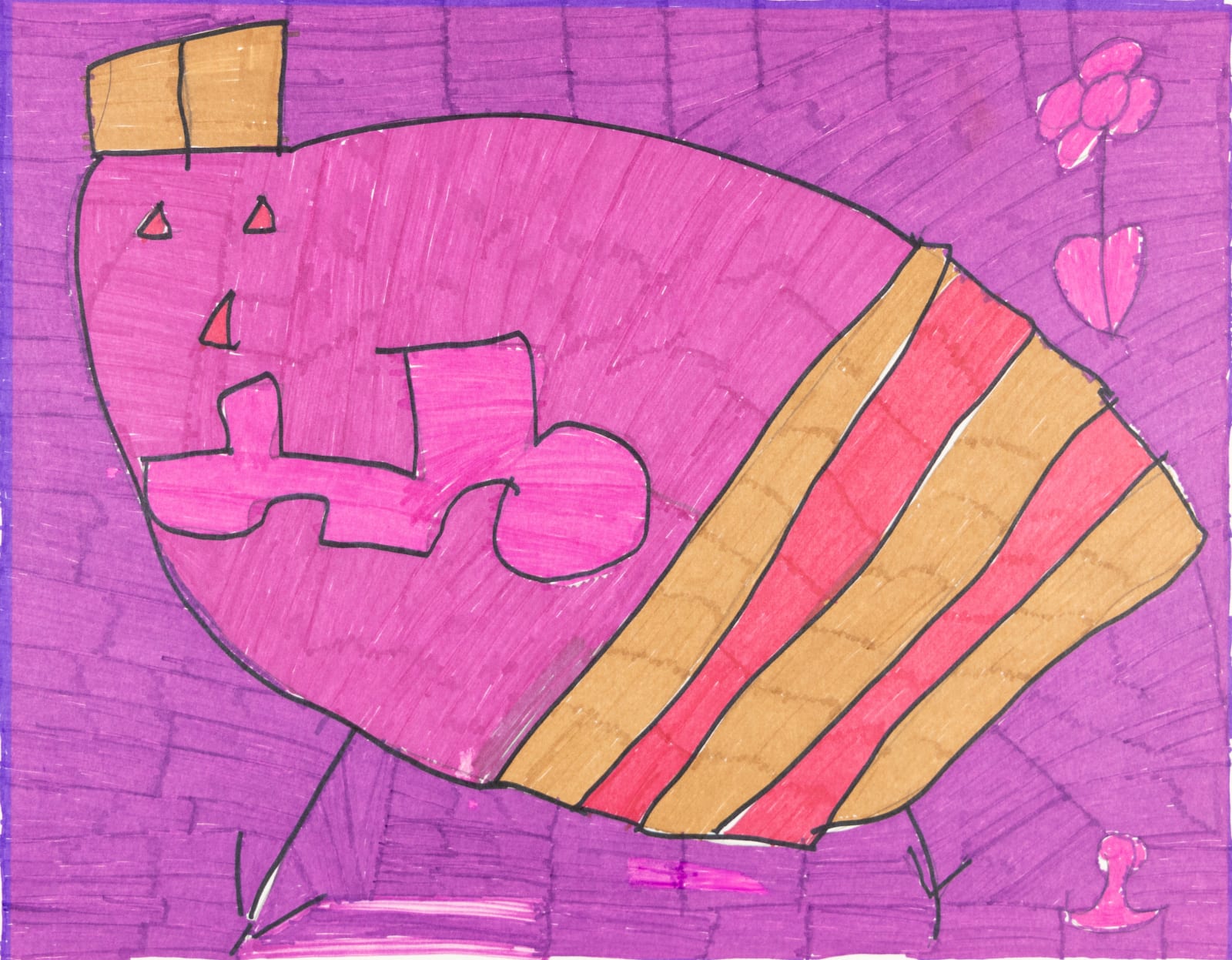 Maria Vanik, Purple Cat, 2019