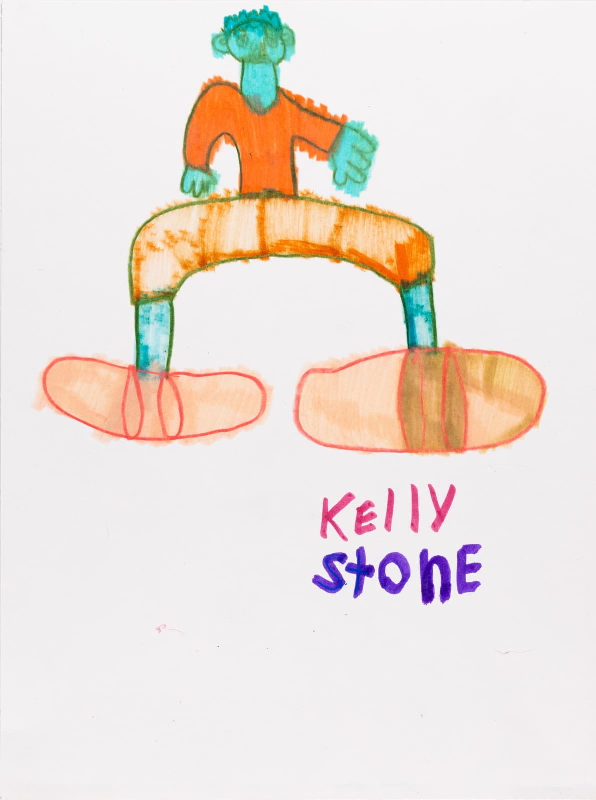 Kelly Stone, Untitled (Figure with Large Feet), n.d.