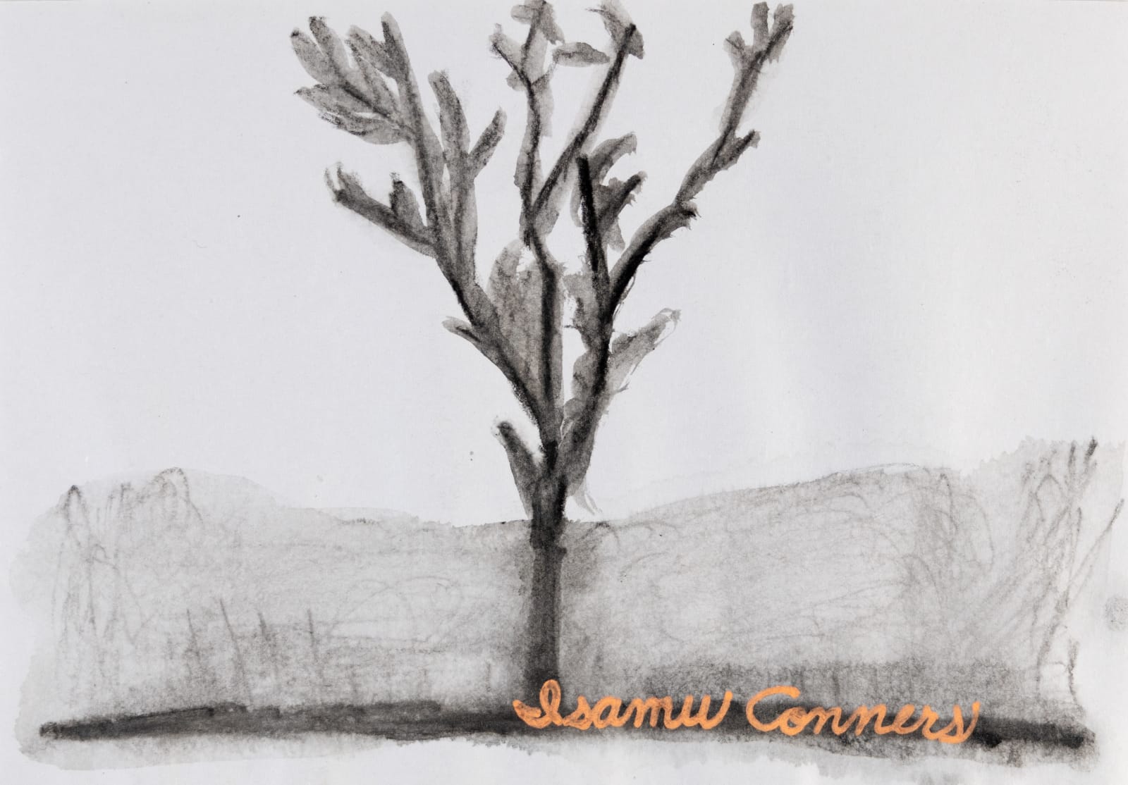 Isamu Guy Conners, Black and White Dead Tree, 2020