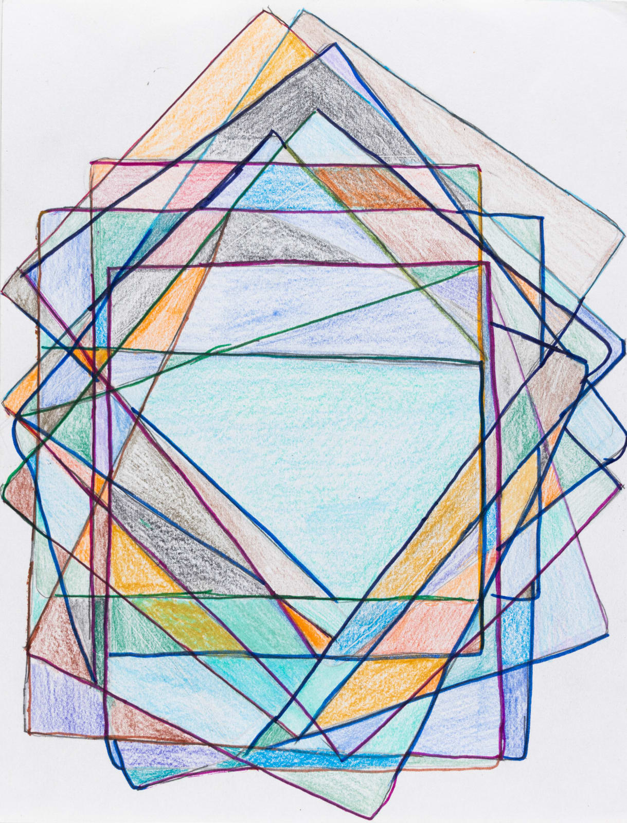 Stefan Harhaj, Untitled (Layered Squares), n.d.