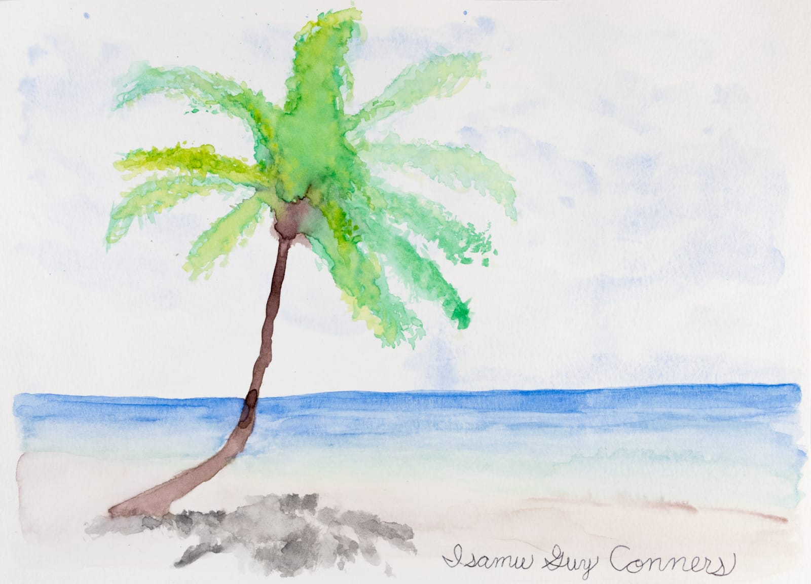 Isamu Guy Conners, Beach Palm Tree, 2021