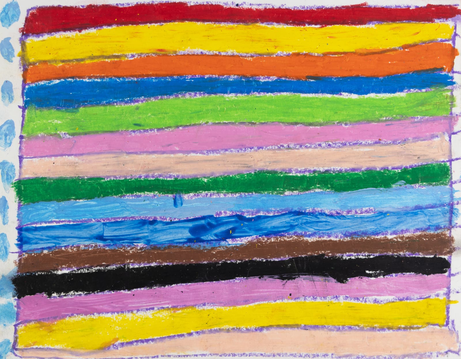 Marcus Imani Kennedy, Rainbow Stripe Design Pattern, 2021