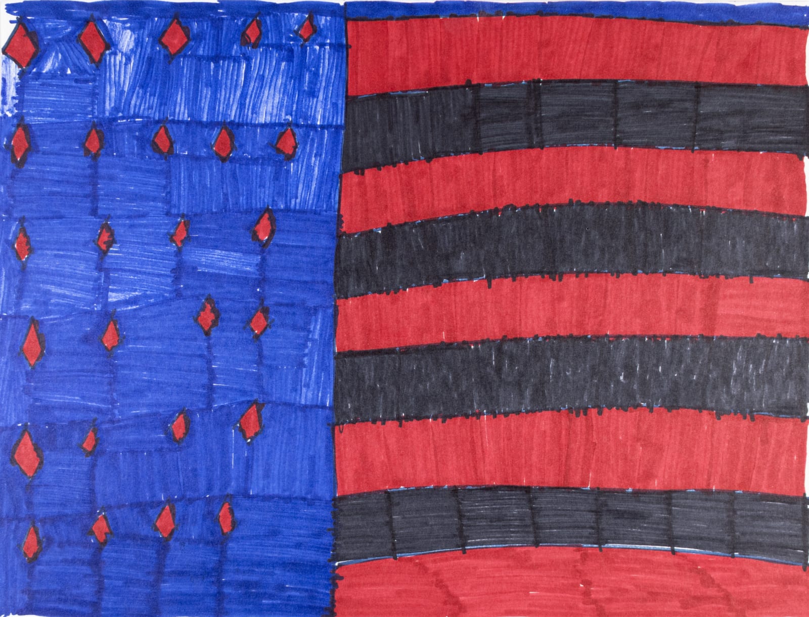 Maria Vanik, Diamond Flag, 2018