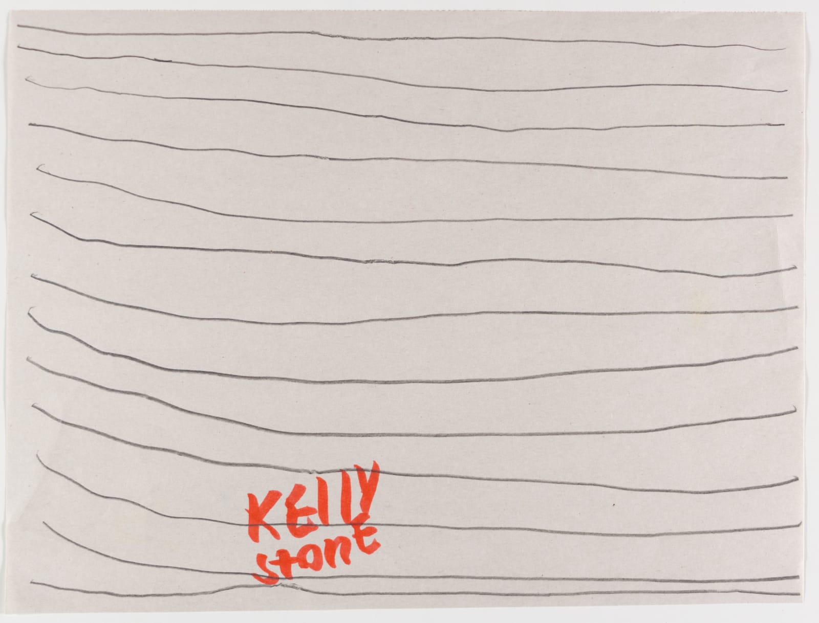 Kelly Stone, Untitled (Horizontal Stripes), 2023