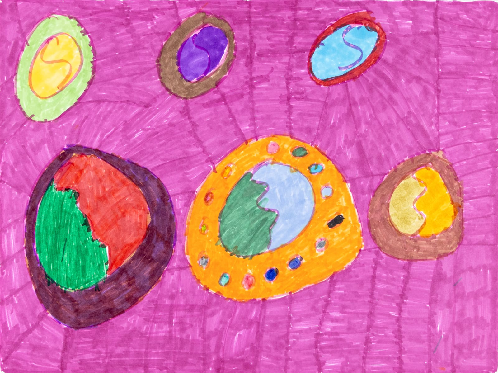 Maria Vanik, Virus Circle Shapes, 2020