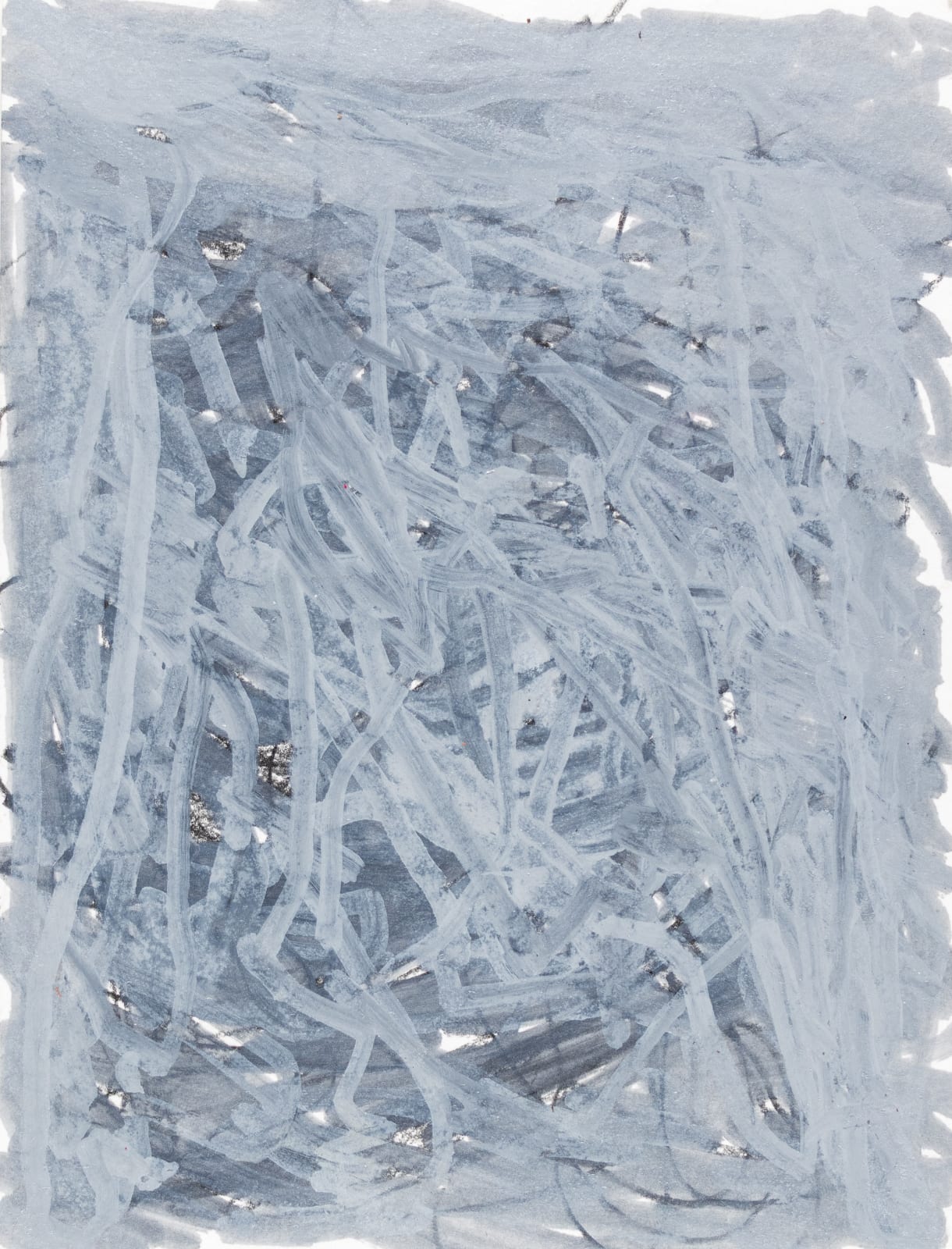 Sam Filicky, Graphite with marker on small paper, 2022