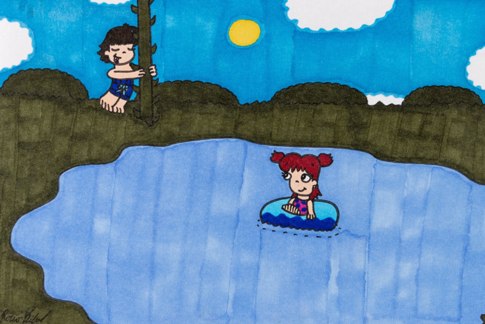 Rocco DiCaro, Swimming Siblings, 2024