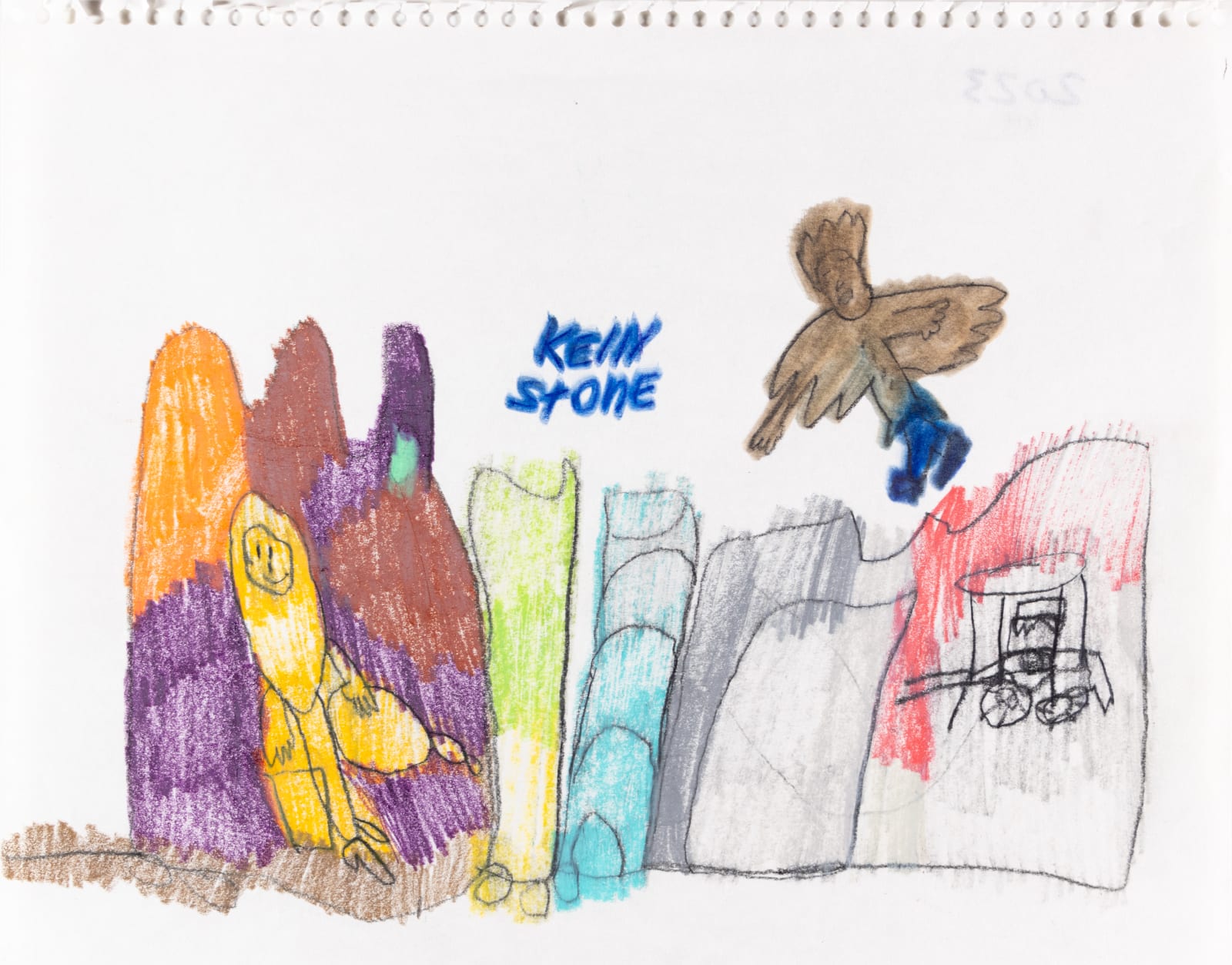 Kelly Stone, Untitled (Angel and Carriage), 2023