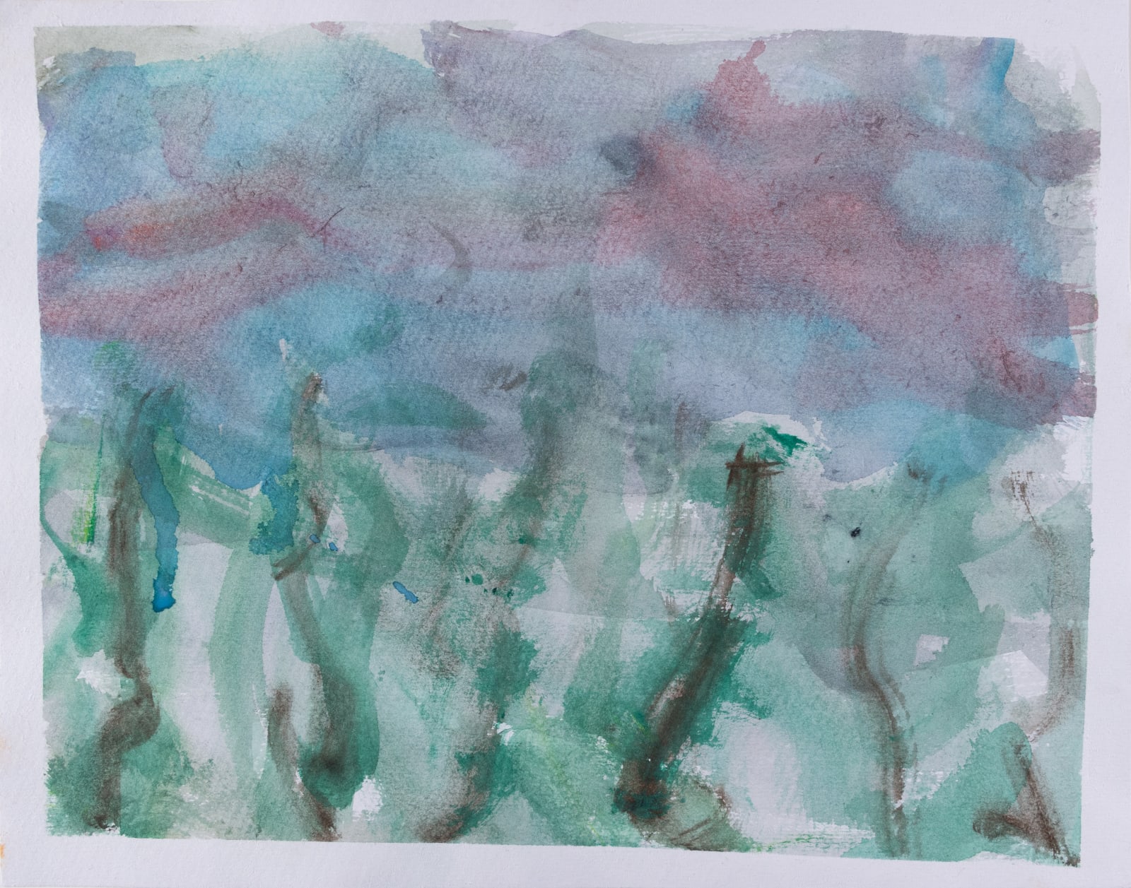 Chris Viau, Northern Lights in the Woods, 2020