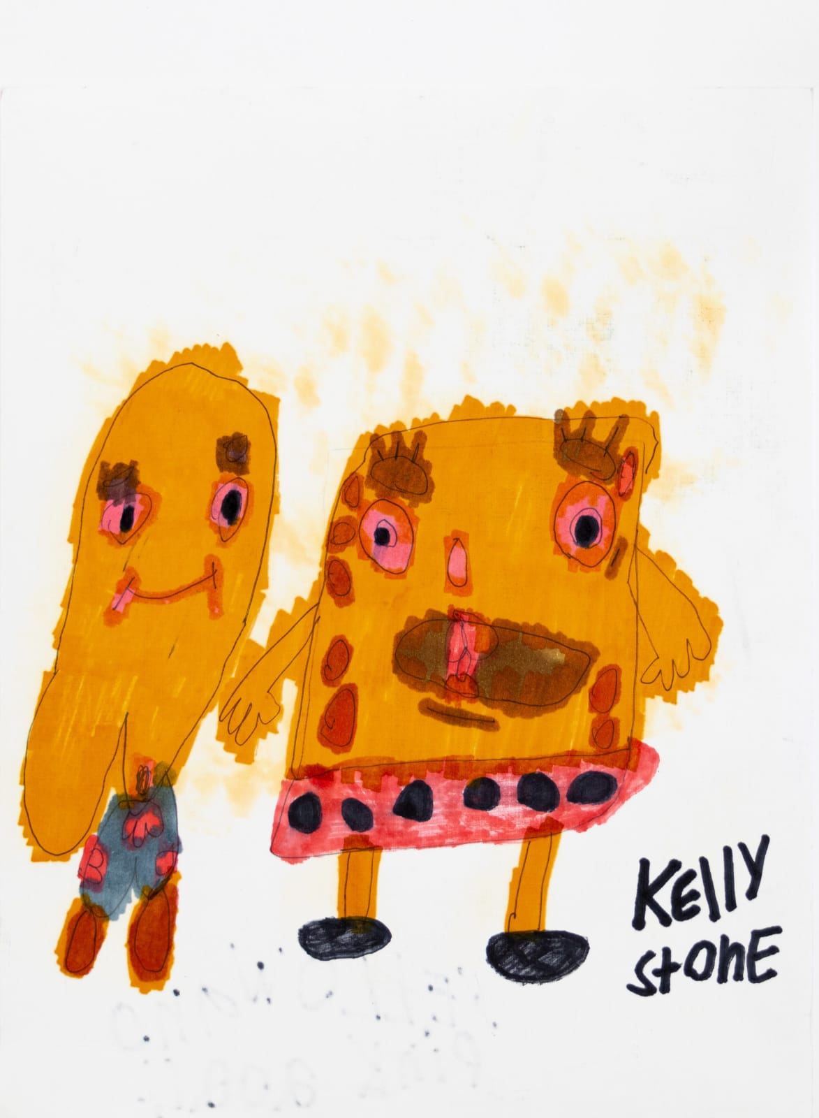 Kelly Stone, Yellow and Pink, 2024