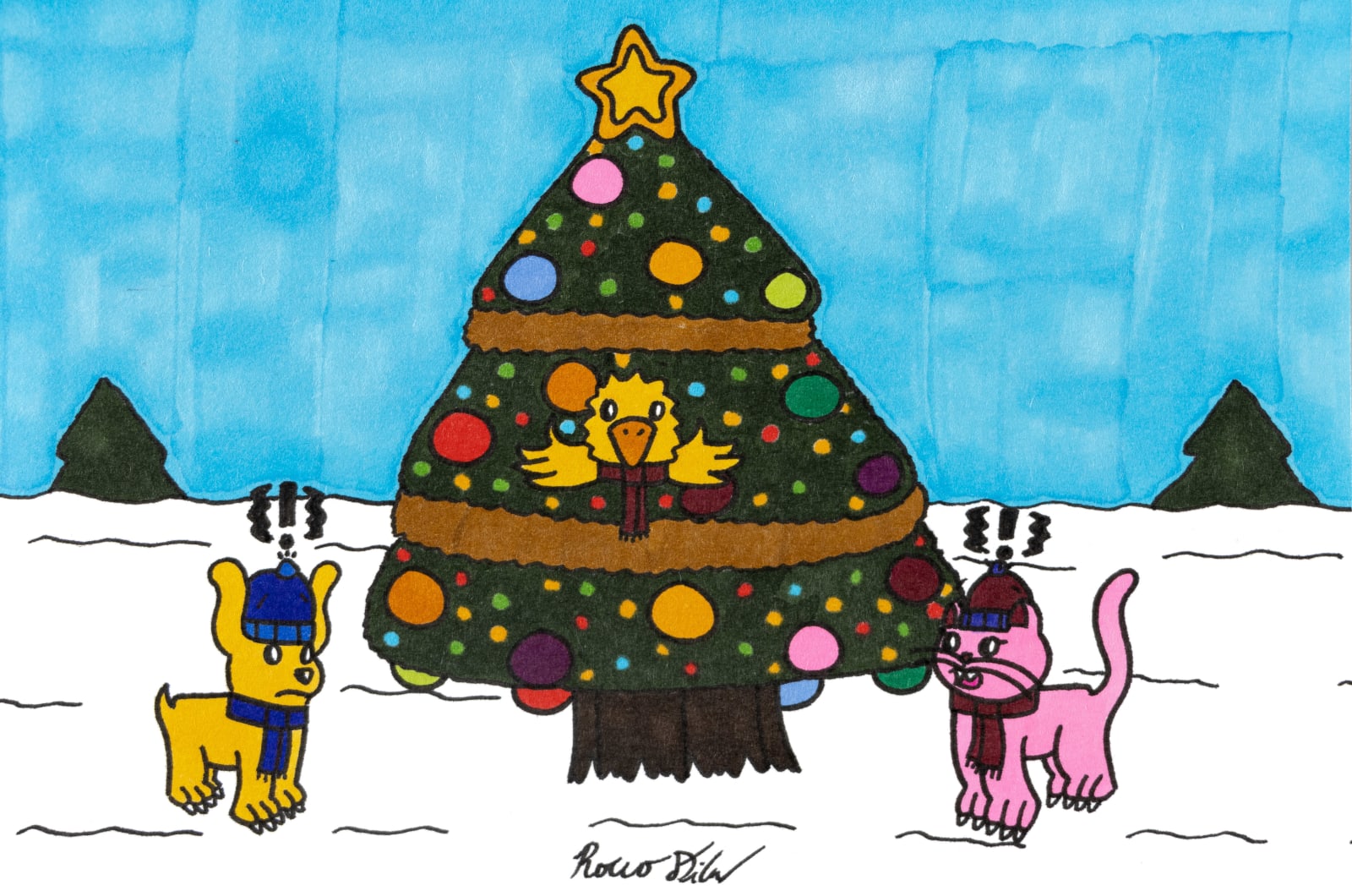 Rocco DiCaro, Christmas Tree Surprise, 2024