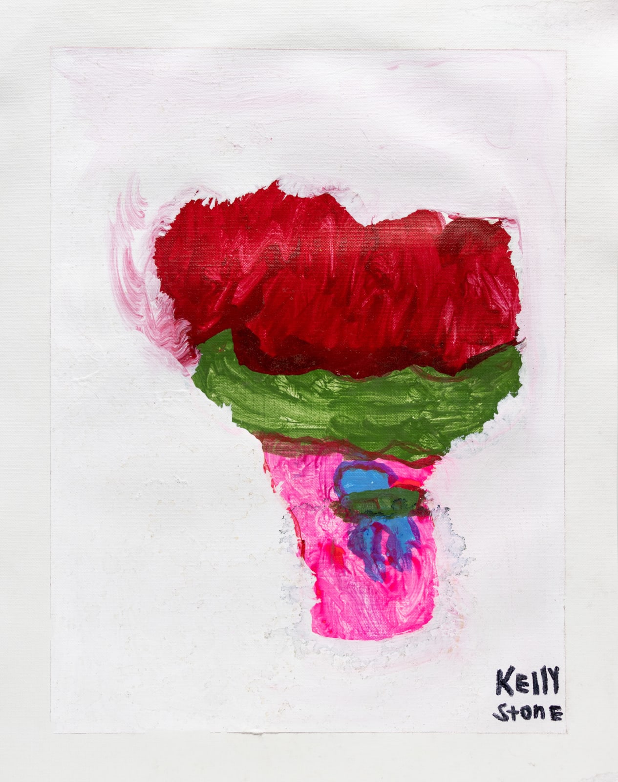 Kelly Stone, Red and Green, 2021