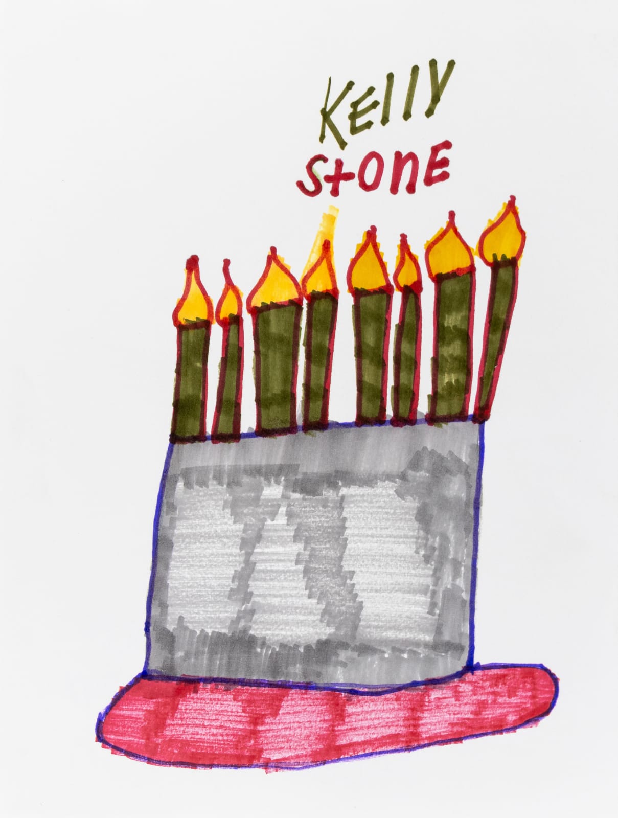 Kelly Stone, Red Gray Yellow Green, n.d.
