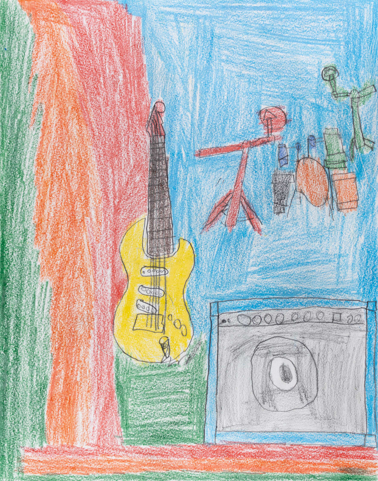 Joey Center, Guitar and Drums, 2021