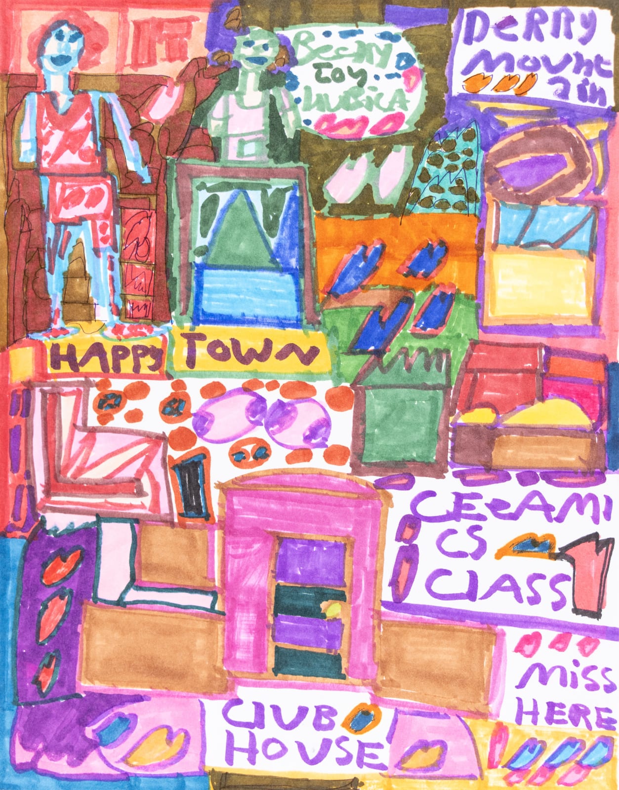 Rebecca Kubica, My Dream Fan Club House, n.d.