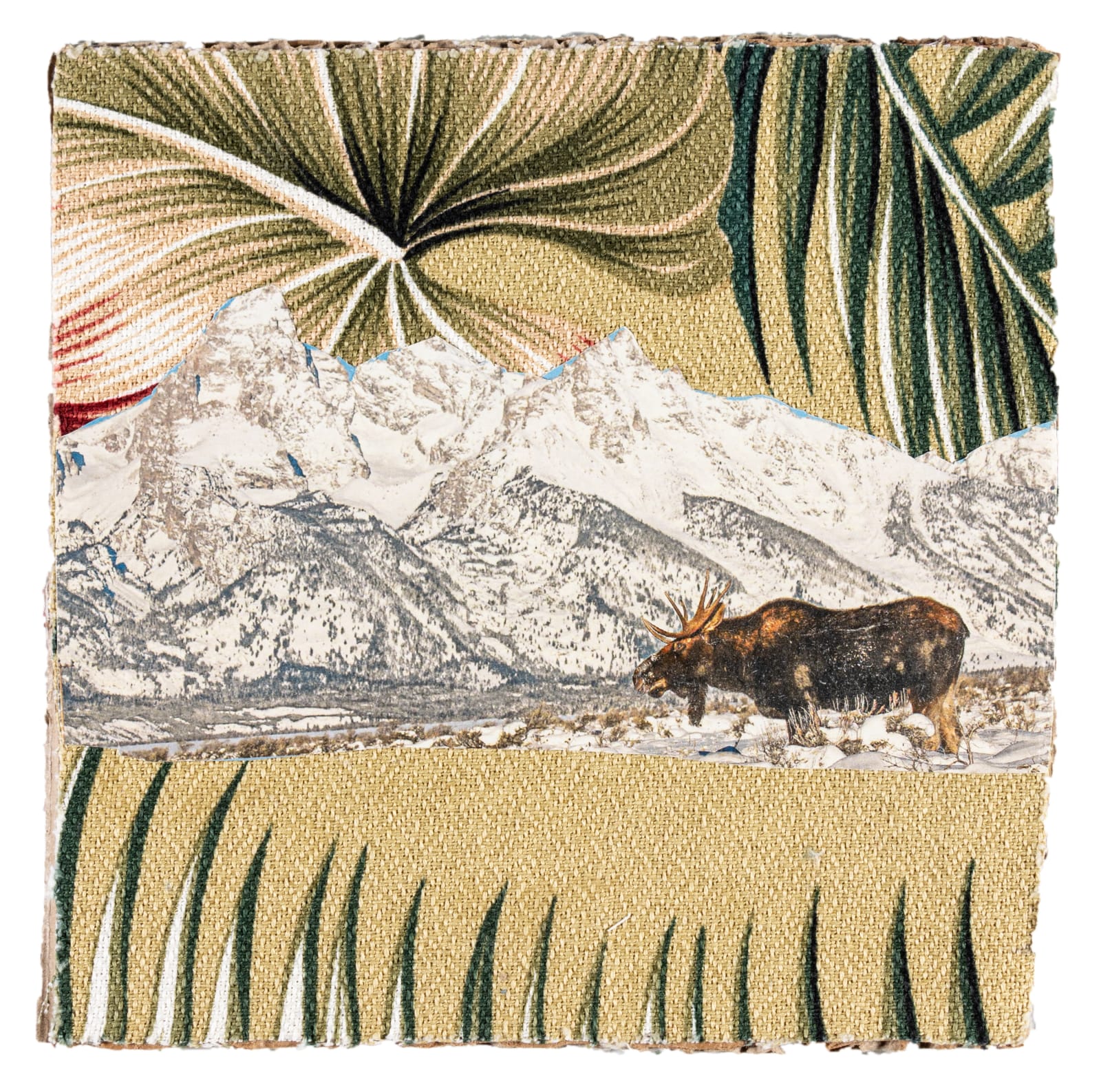 Stefan Harhaj, Mountains with Moose, 2024