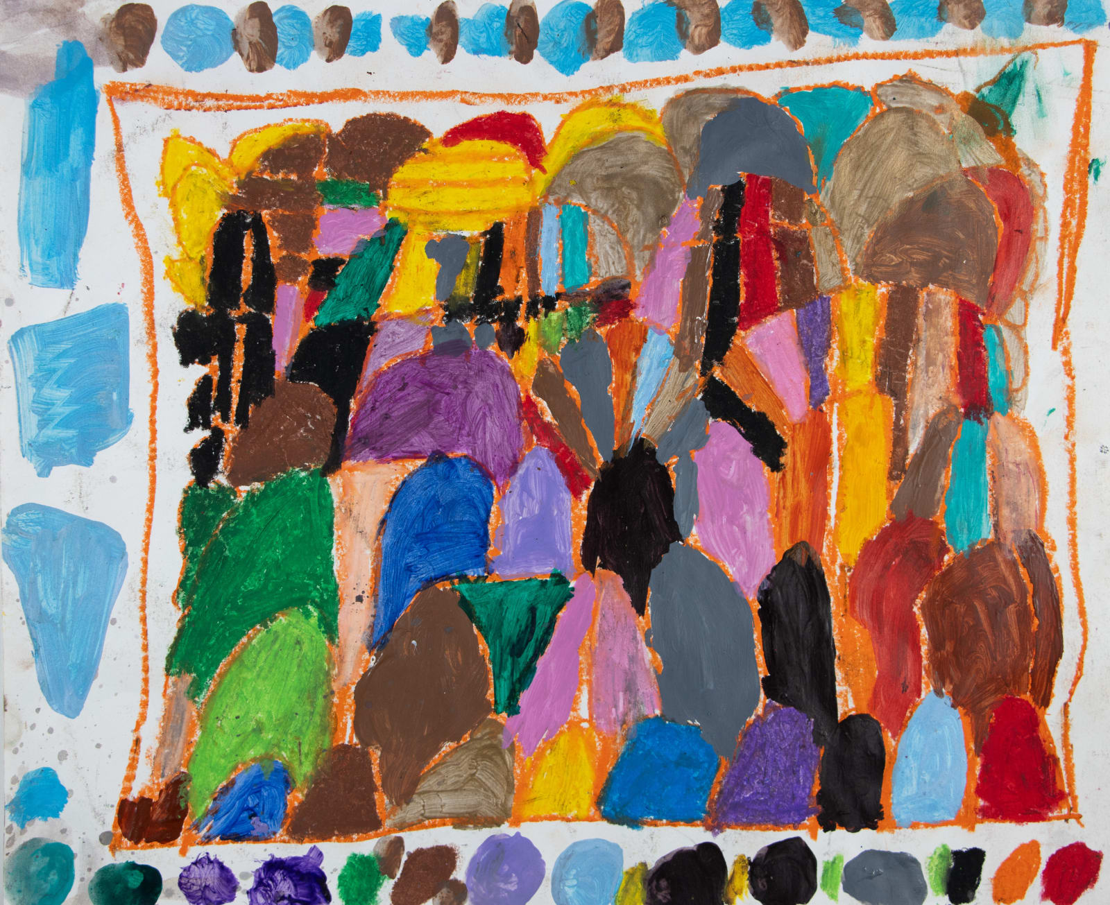Marcus Imani Kennedy, Rectangle Box and Dots, 2021