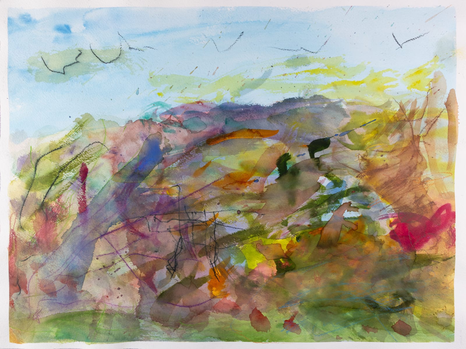 Chris Viau, A Colorful Day at the Park, 2023