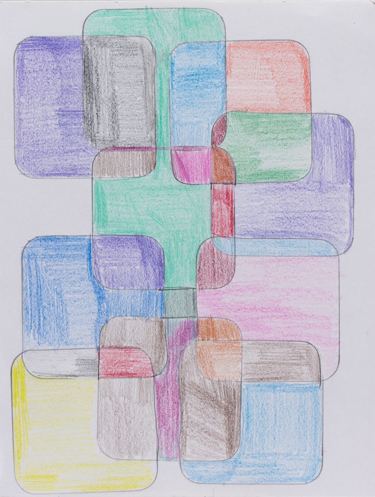 Stefan Harhaj, Untitled (Rounded Squares), n.d.