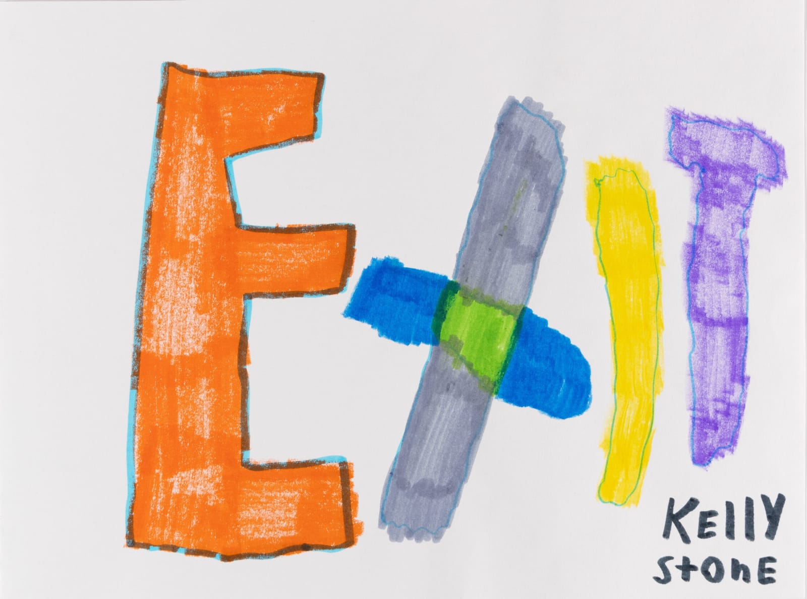 Kelly Stone, Untitled (EXIT), n.d.