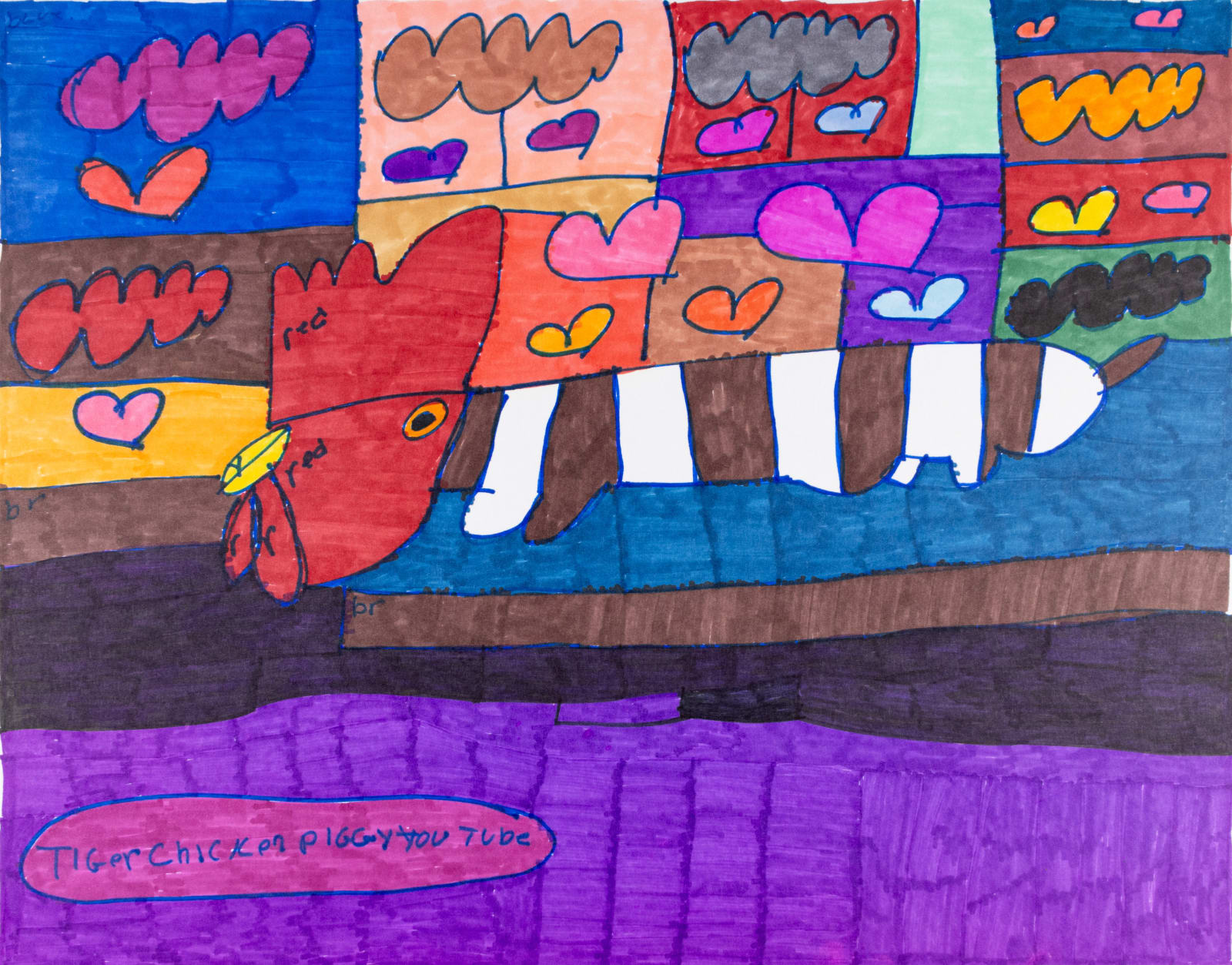 Maria Vanik, Tiger, Chicken, Piggy, Youtube, 2021