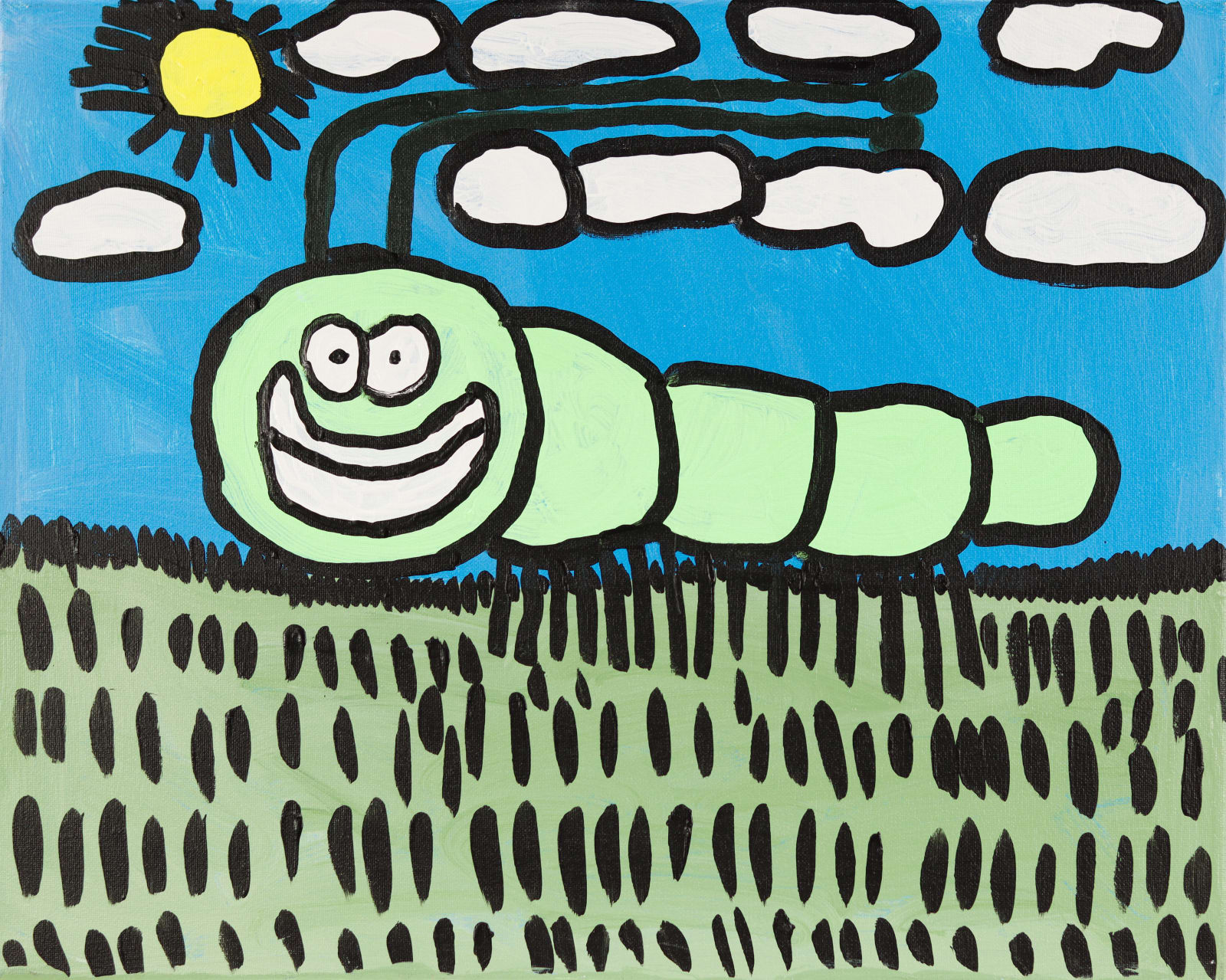 Alex Scott, The Caterpillar in the Yard, n.d.