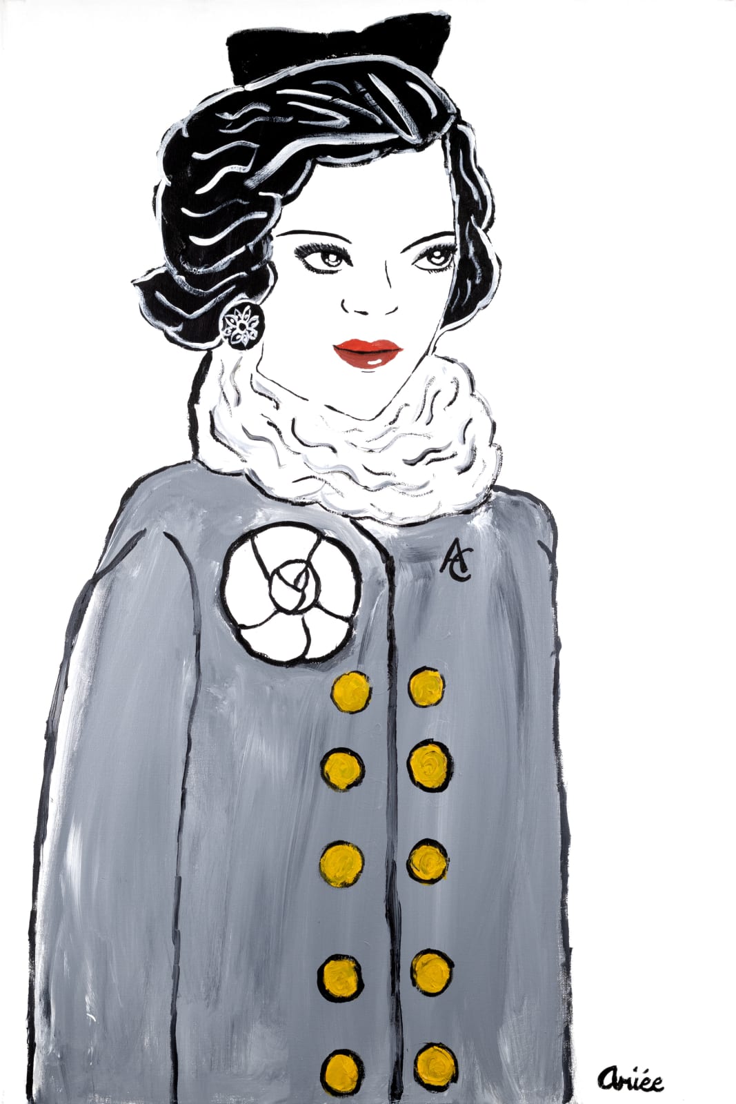 Ariée, Portrait of Gabrielle 'Coco' Chanel, 2023