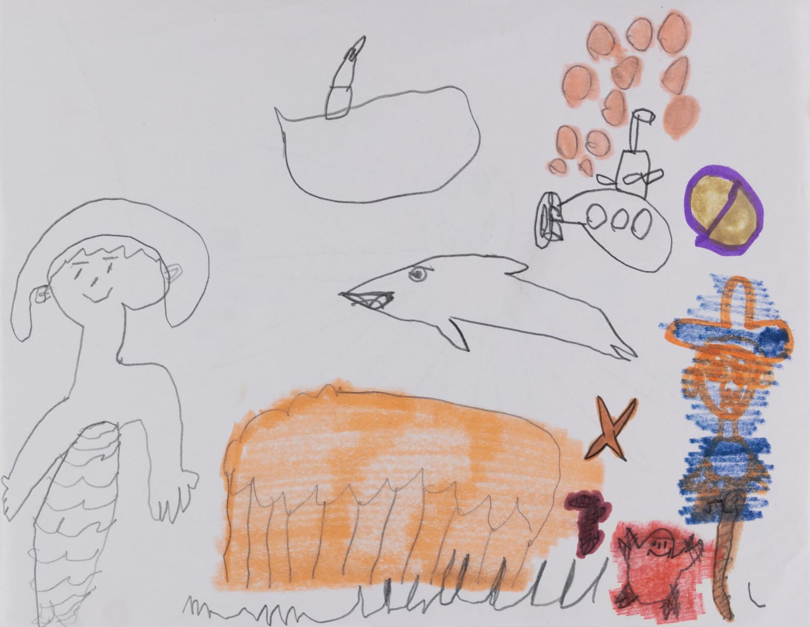 Kelly Stone, Untitled (Mermaids), n.d.