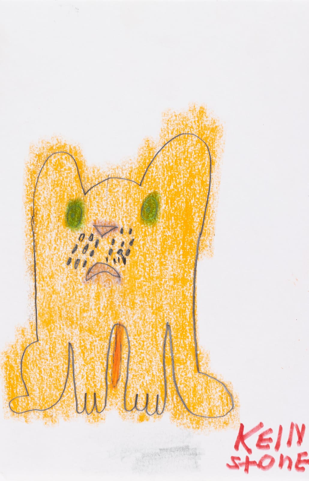 Kelly Stone, Orange, 2022