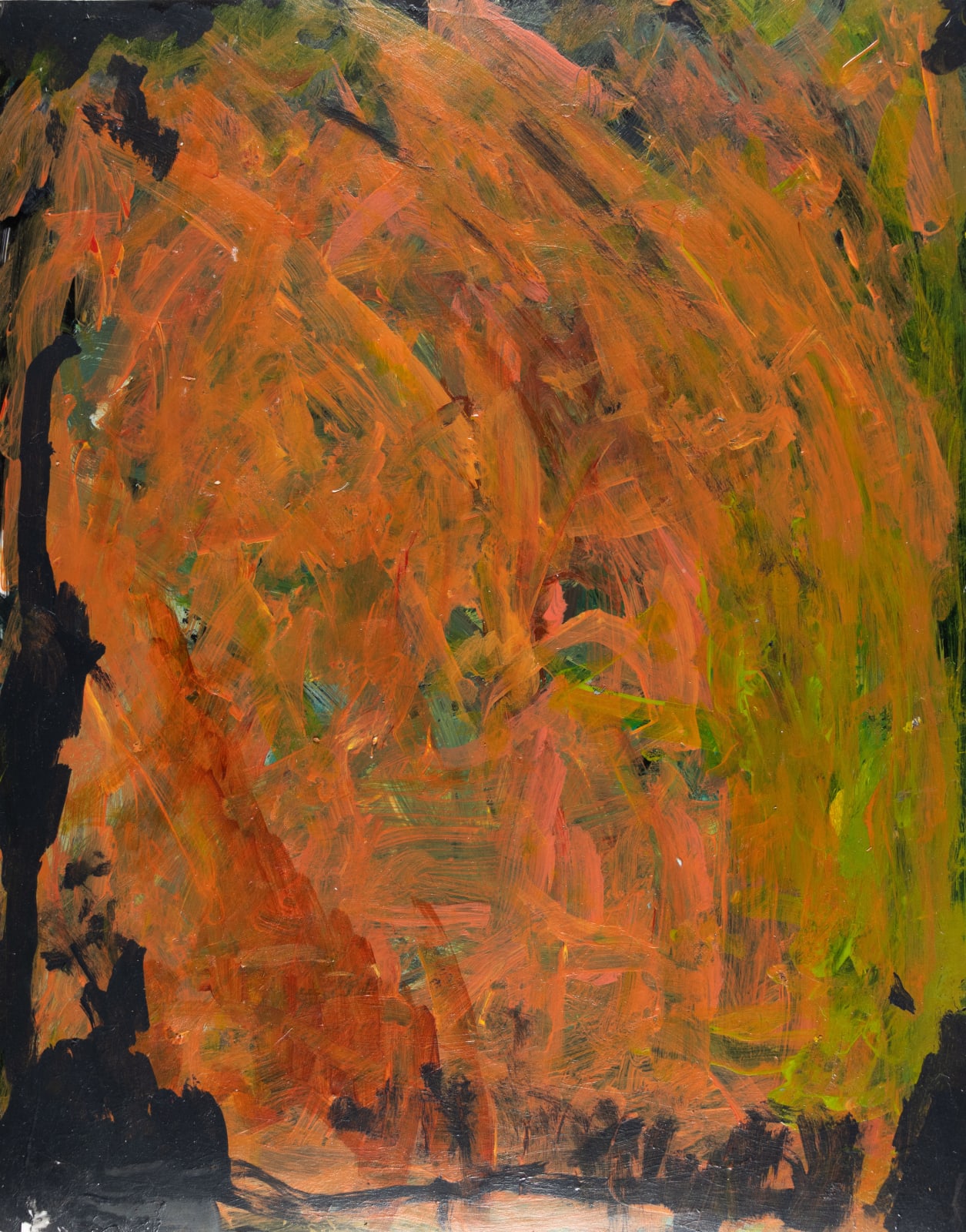 Sam Filicky, Orange and Red Streak, 2024