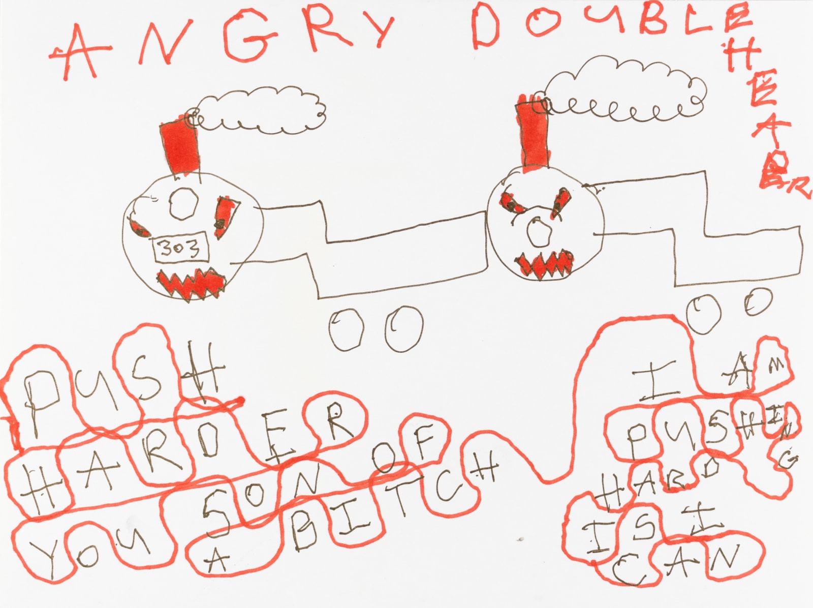 Ted Hamel, Angry Double Header, 2023